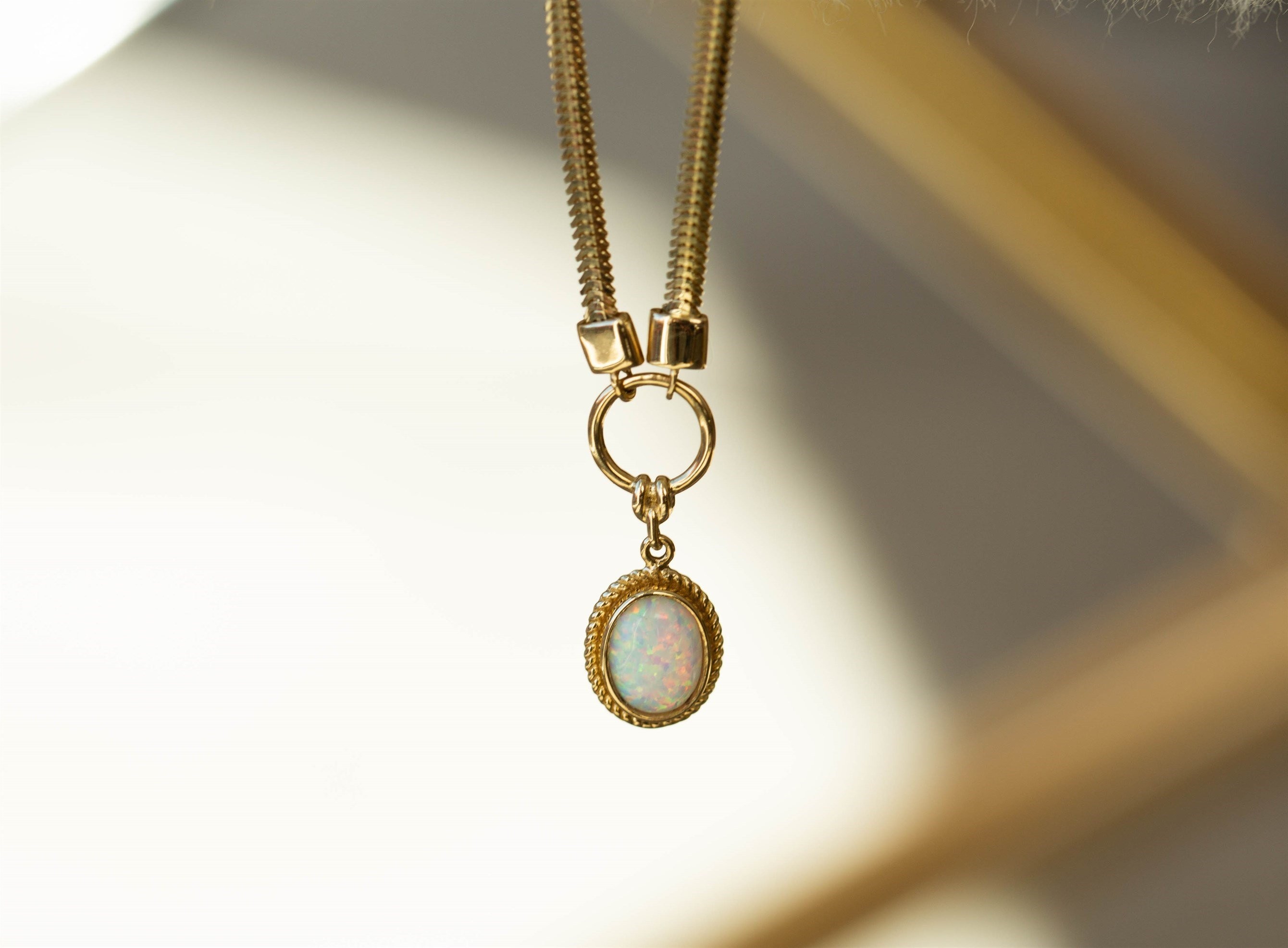 Altın Opal İtalyan Zincir