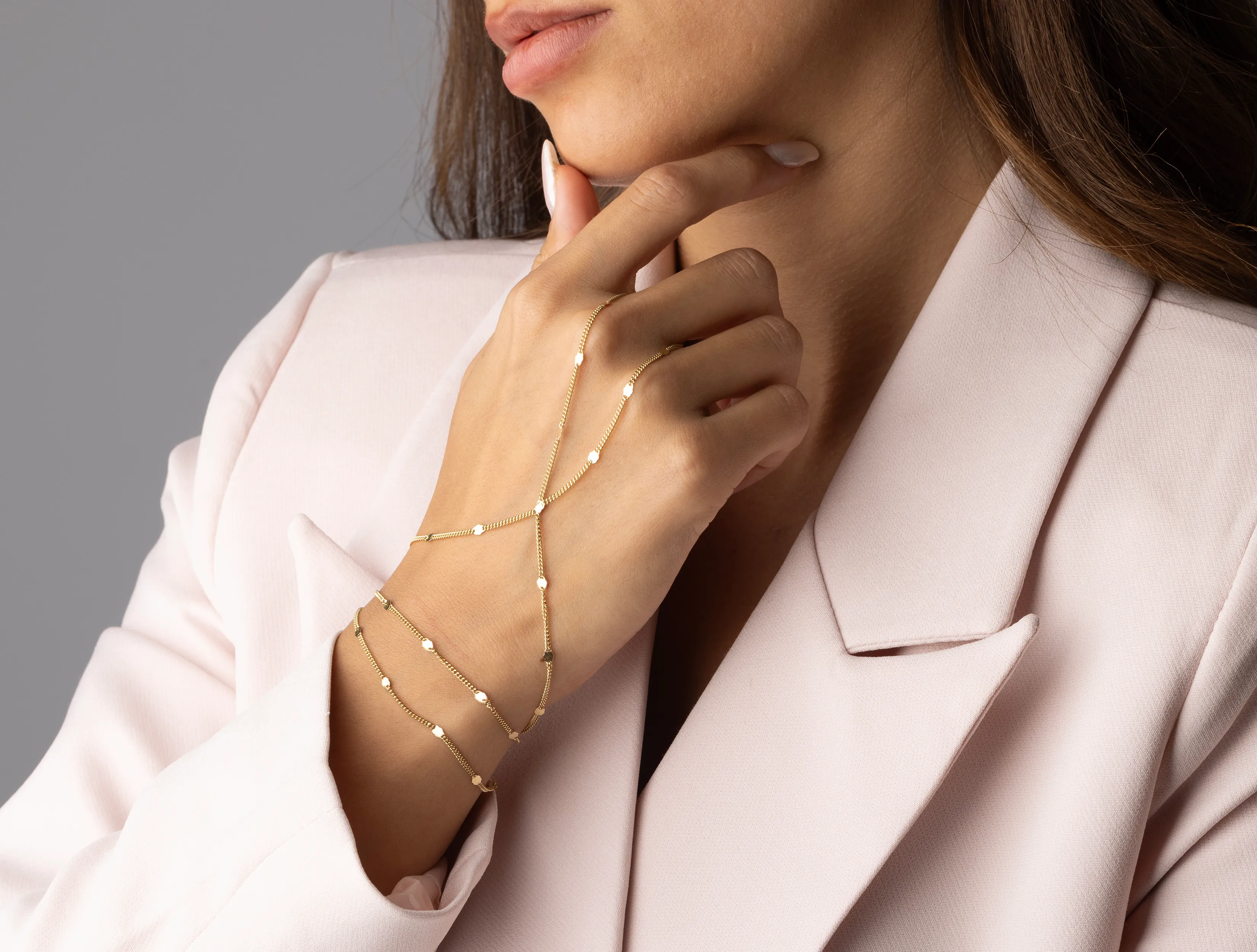 Altın Işıltılı Şahmeran Bileklik