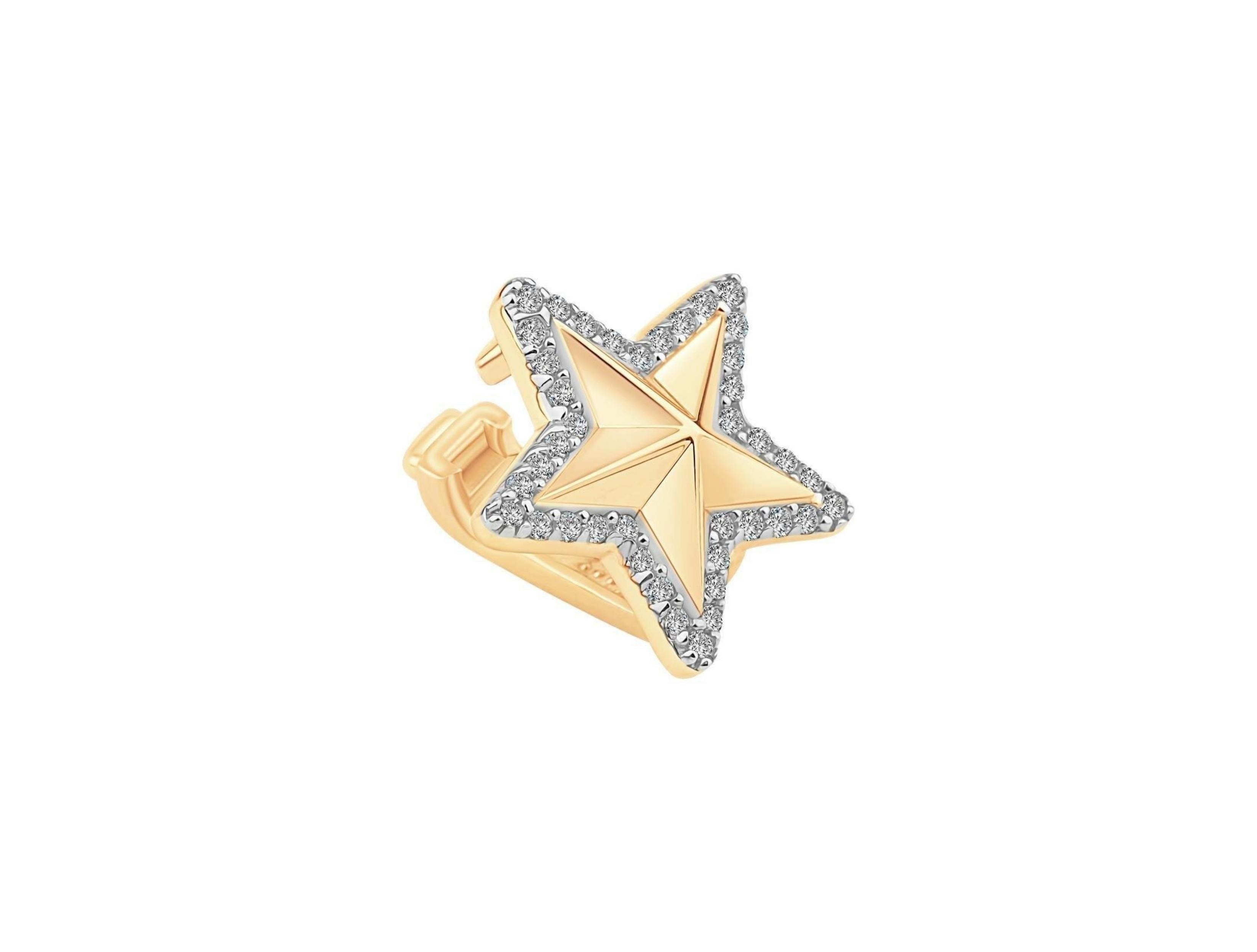 Altın Yıldız 9mm Bileklik Charm