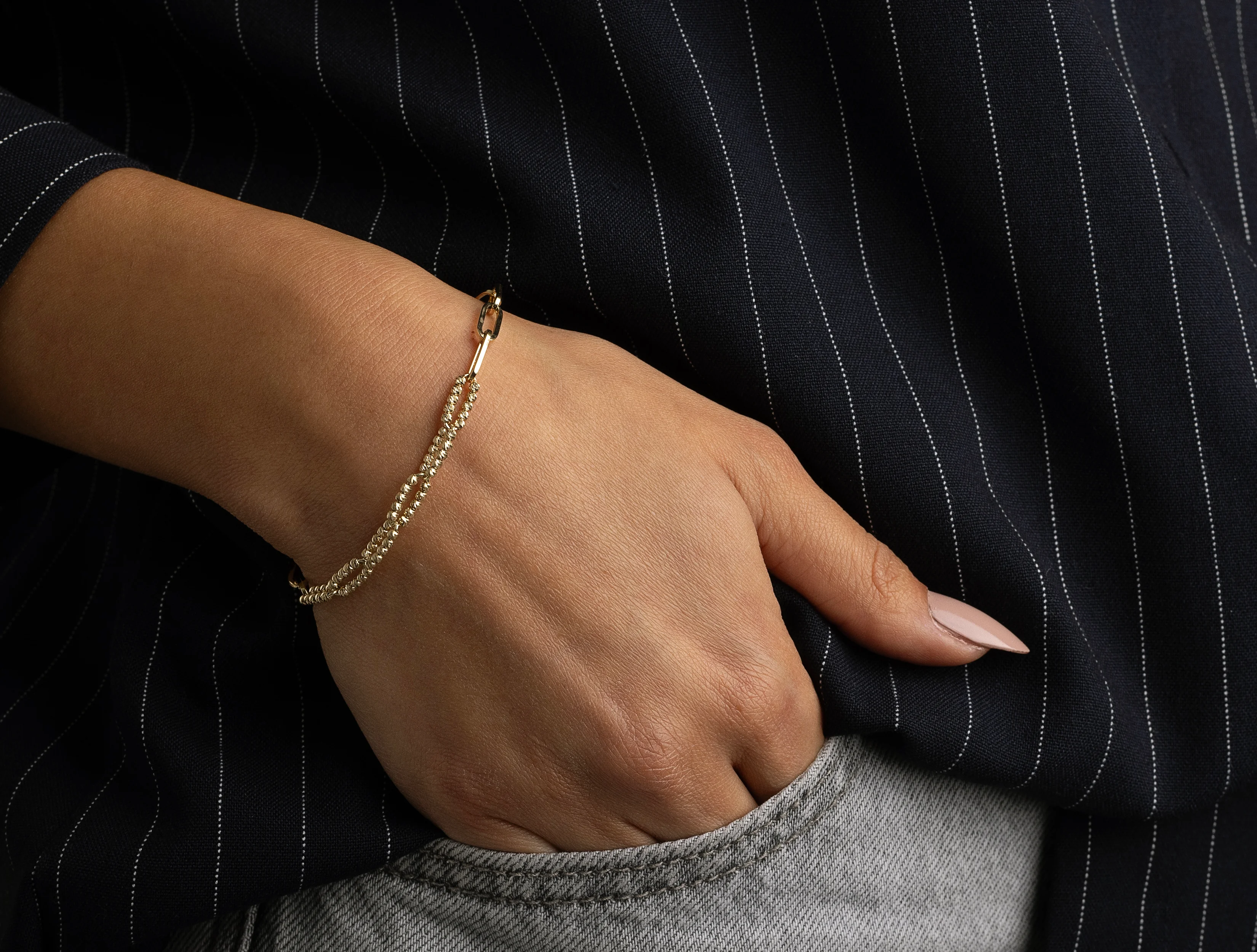 Altın Ataç Dorica Bileklik