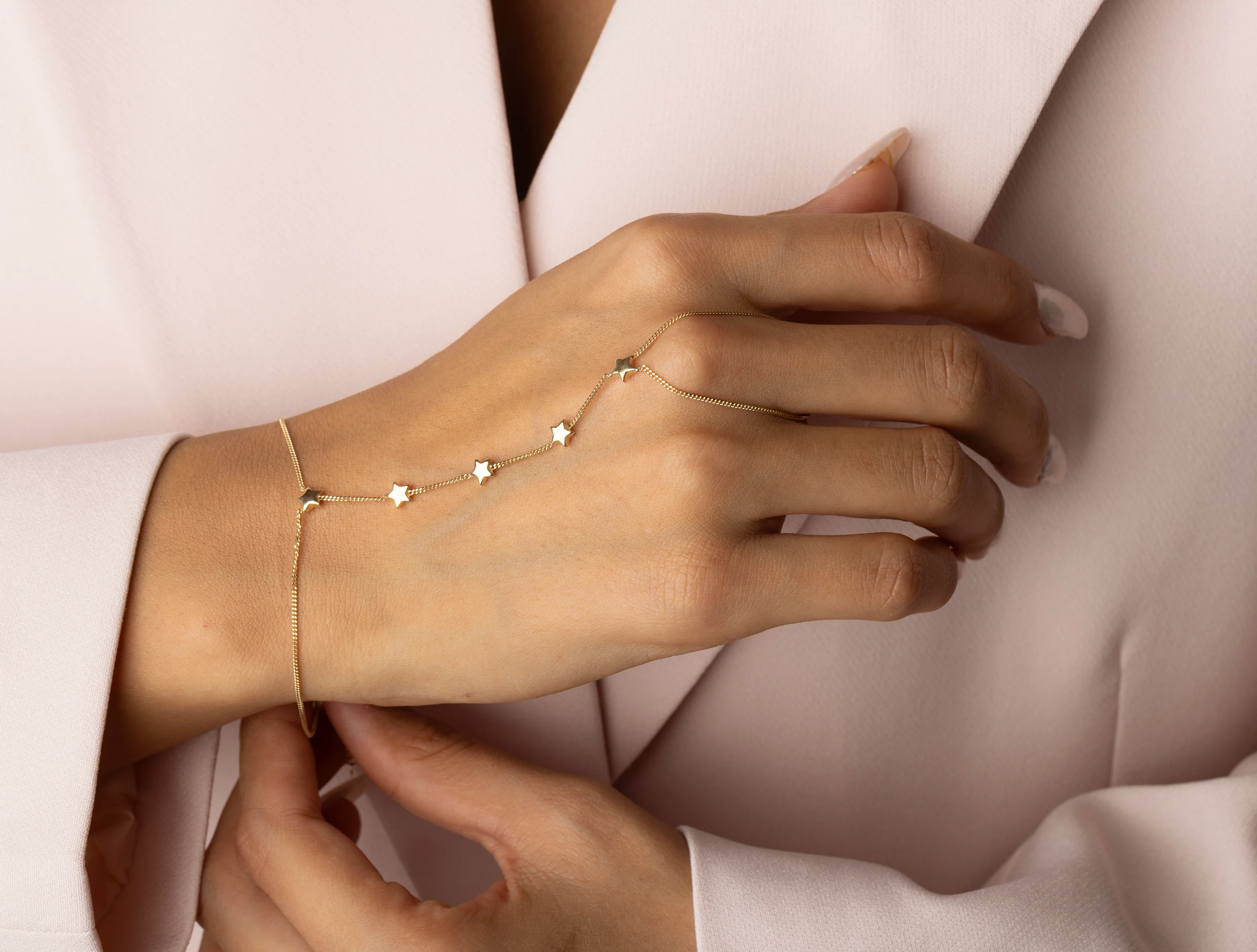 Altın Yıldız Şahmeran Bileklik