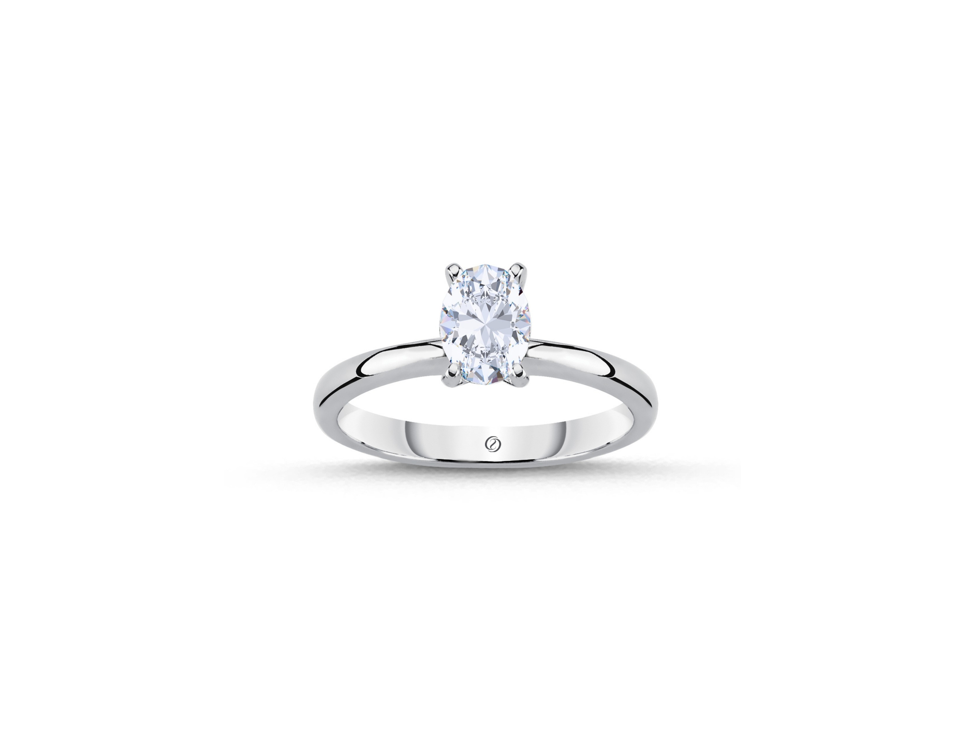 1 Ct Oval Pırlanta Tektaş Yüzük
