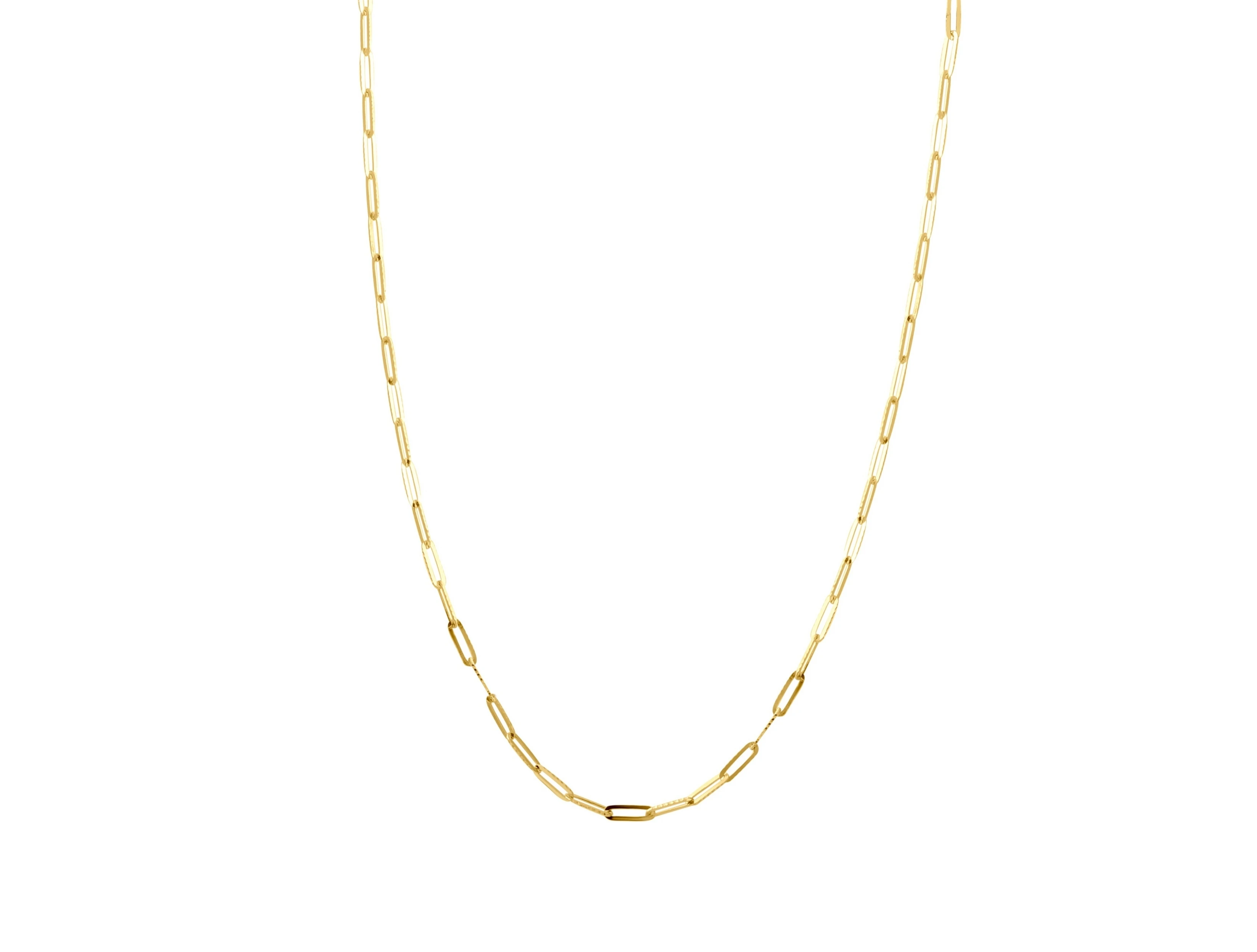 Altın Işıltılı Ataç Zincir Kolye