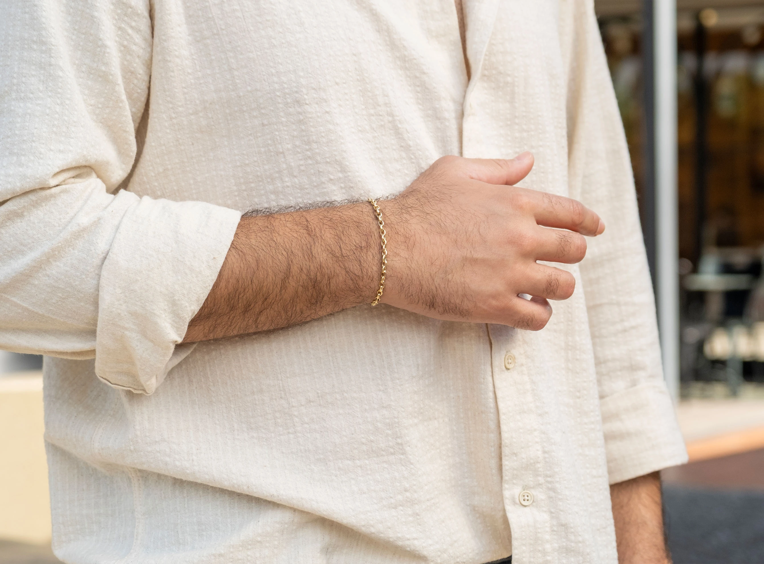 Altın Bombe Zincir Bileklik