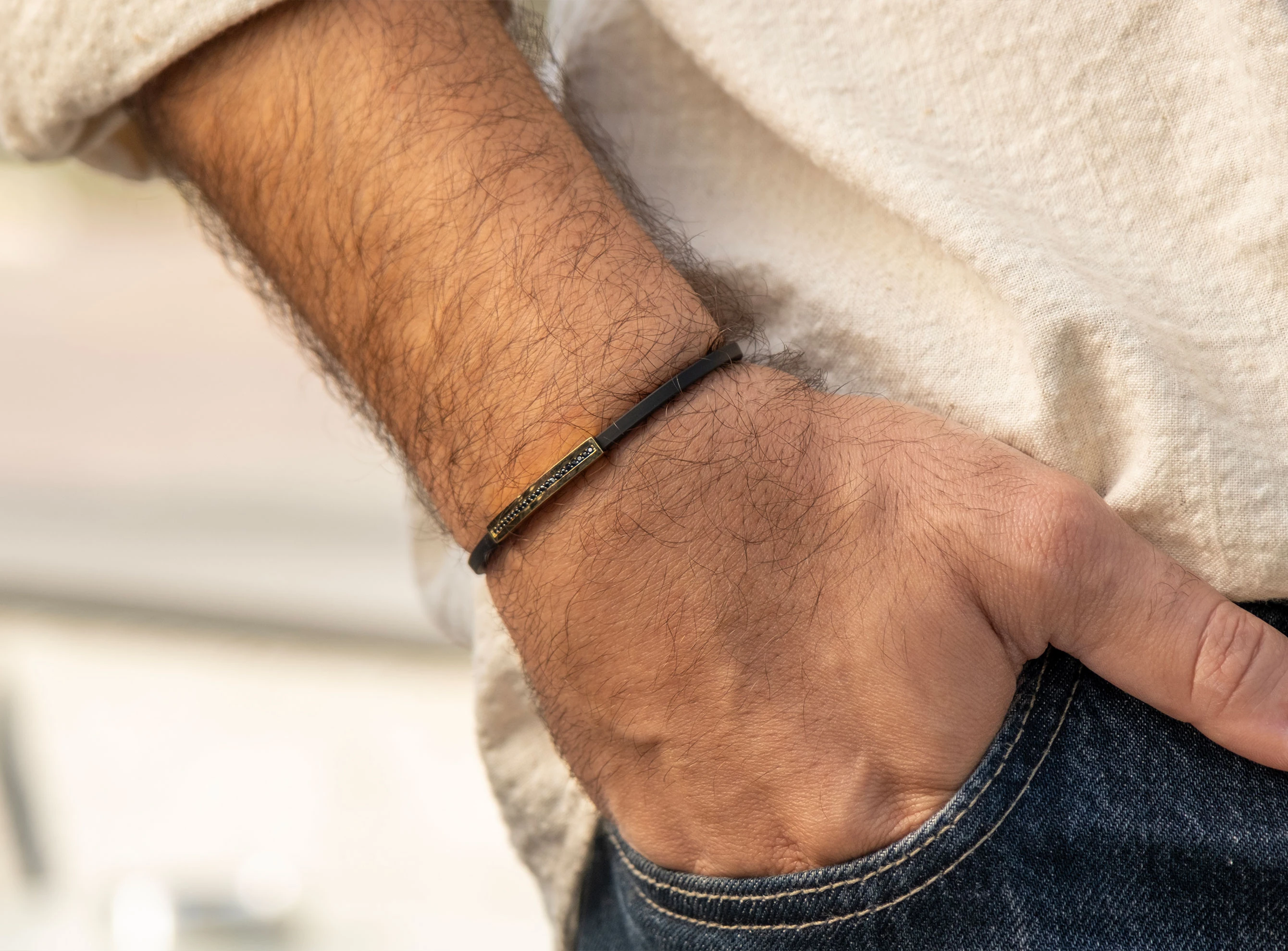 ALTIN ERKEK BİLEKLİĞİ