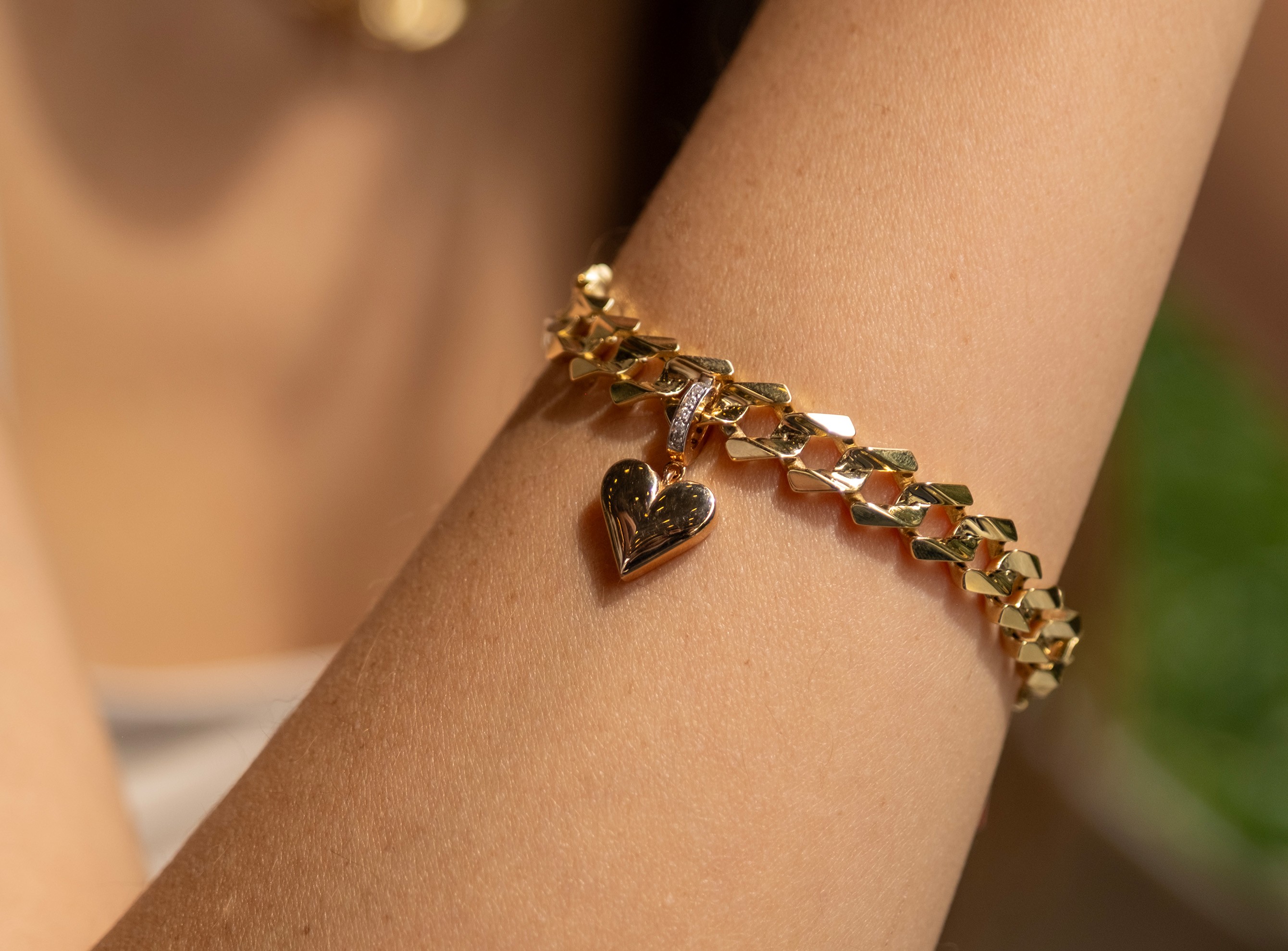 S'CHARM Kalp Pırlantalı Charm