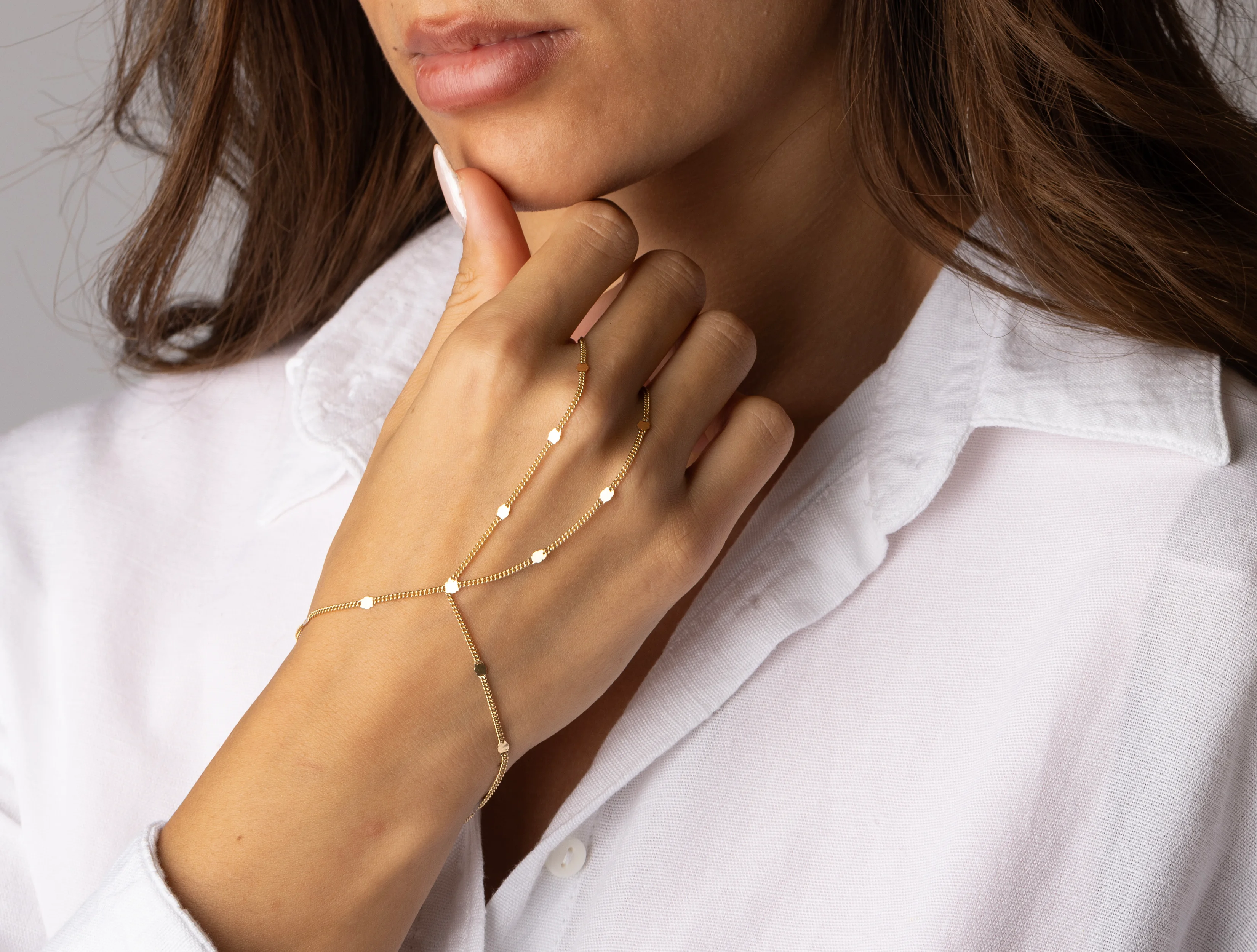 Altın Işıltılı Şahmeran Bileklik