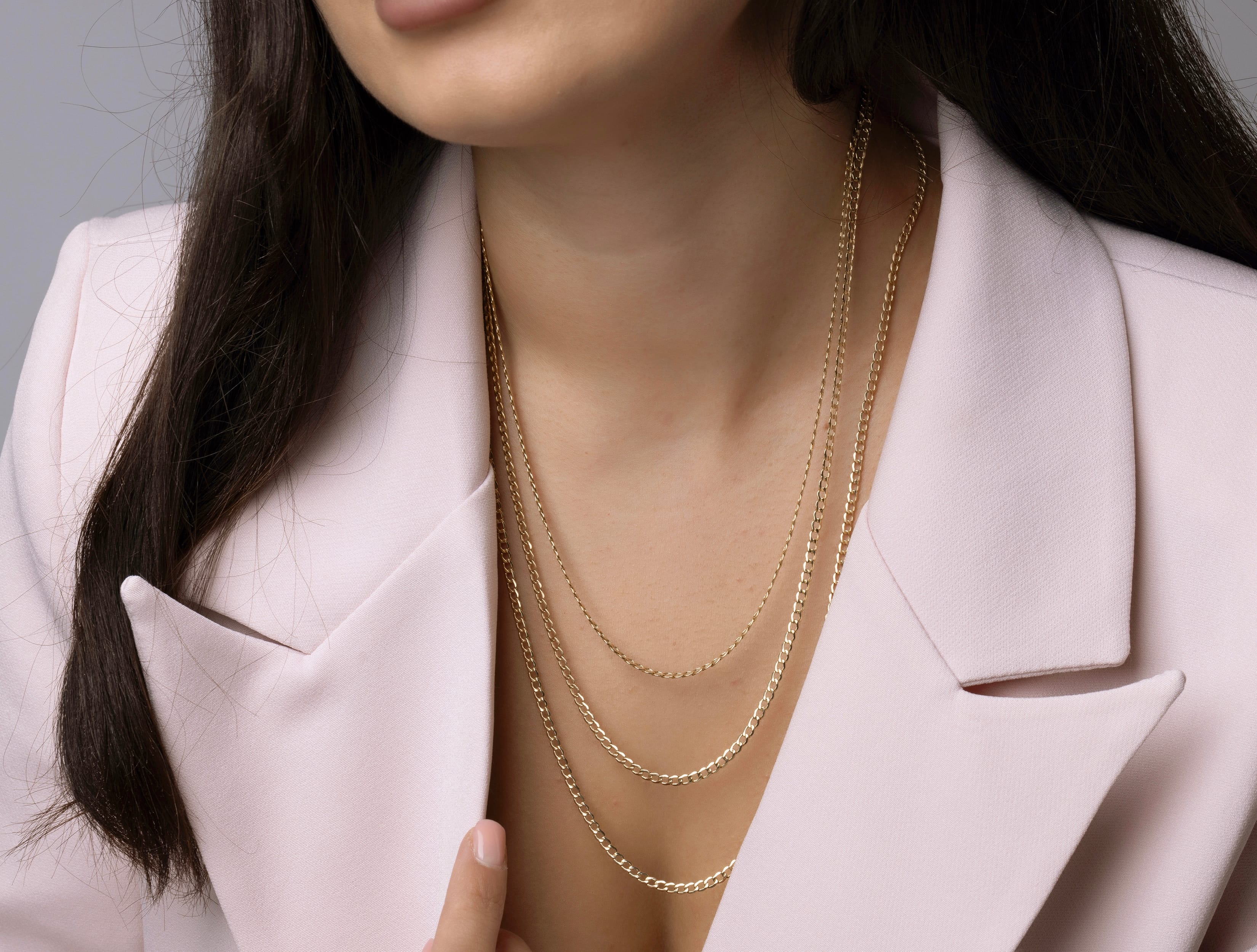 Altın Halka Zincir Kolye