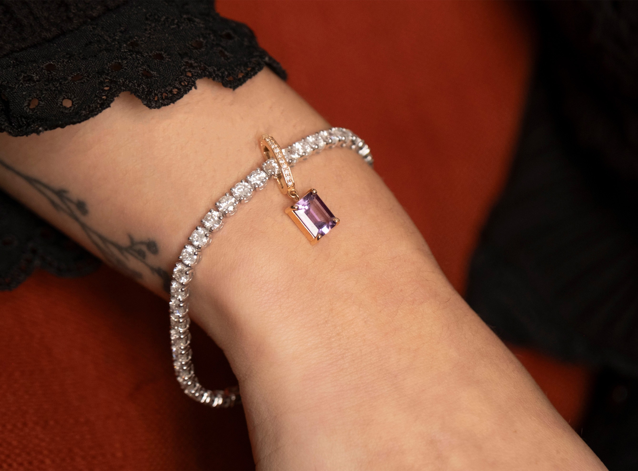 S'CHARM Morganite Pırlantalı Charm