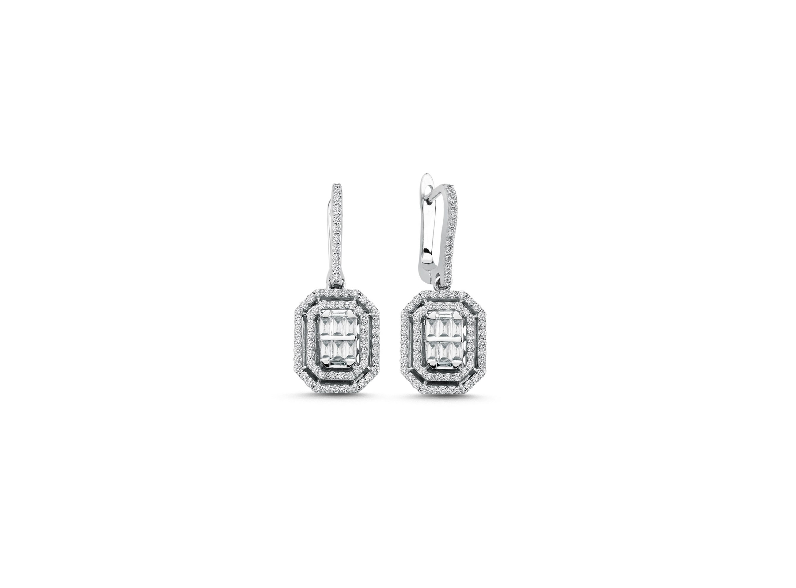 LUXURY COLLECTİON 2,22ct Pırlanta Baget Set