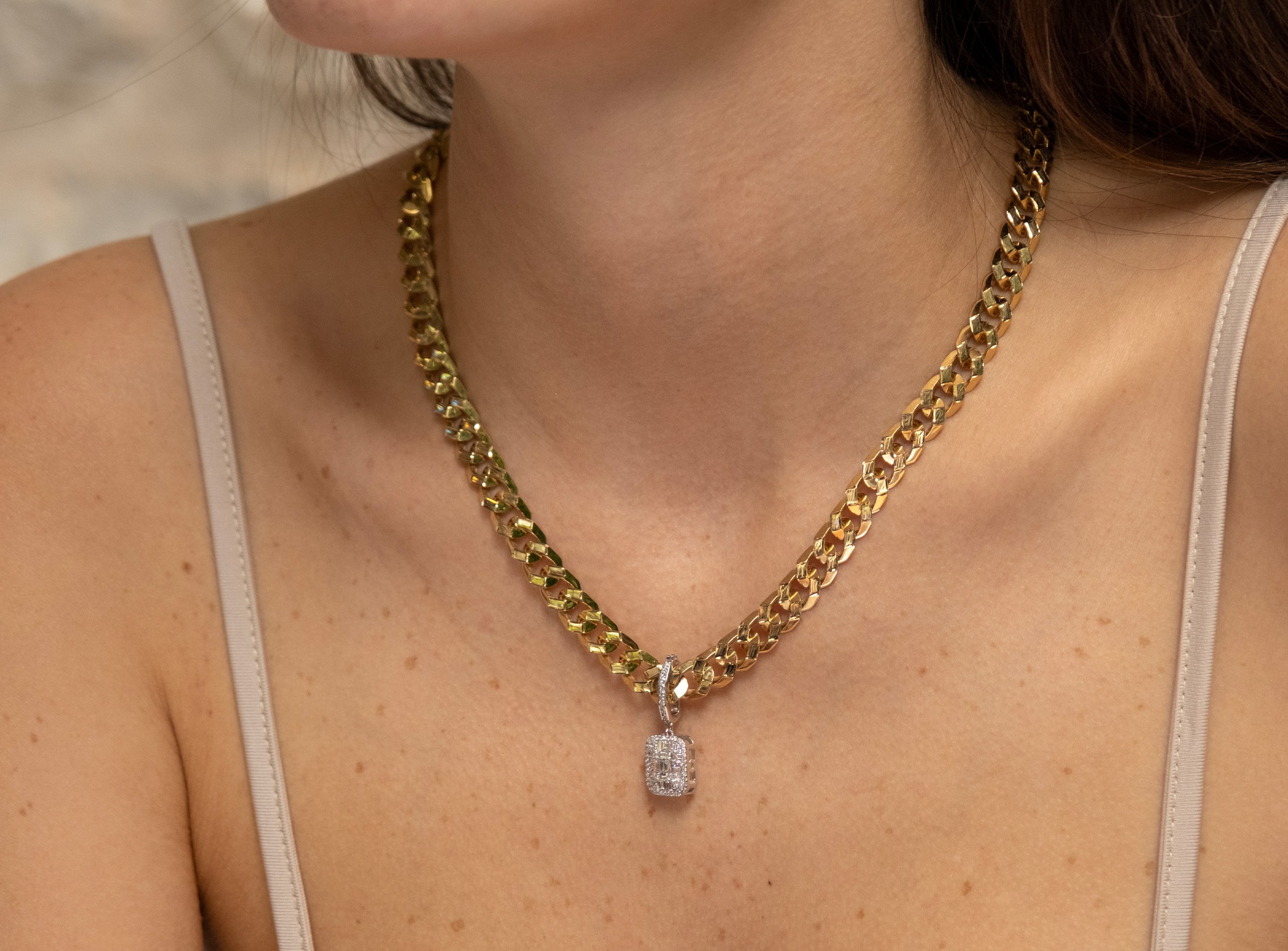 S'CHARM Pırlantalı Baget Charm