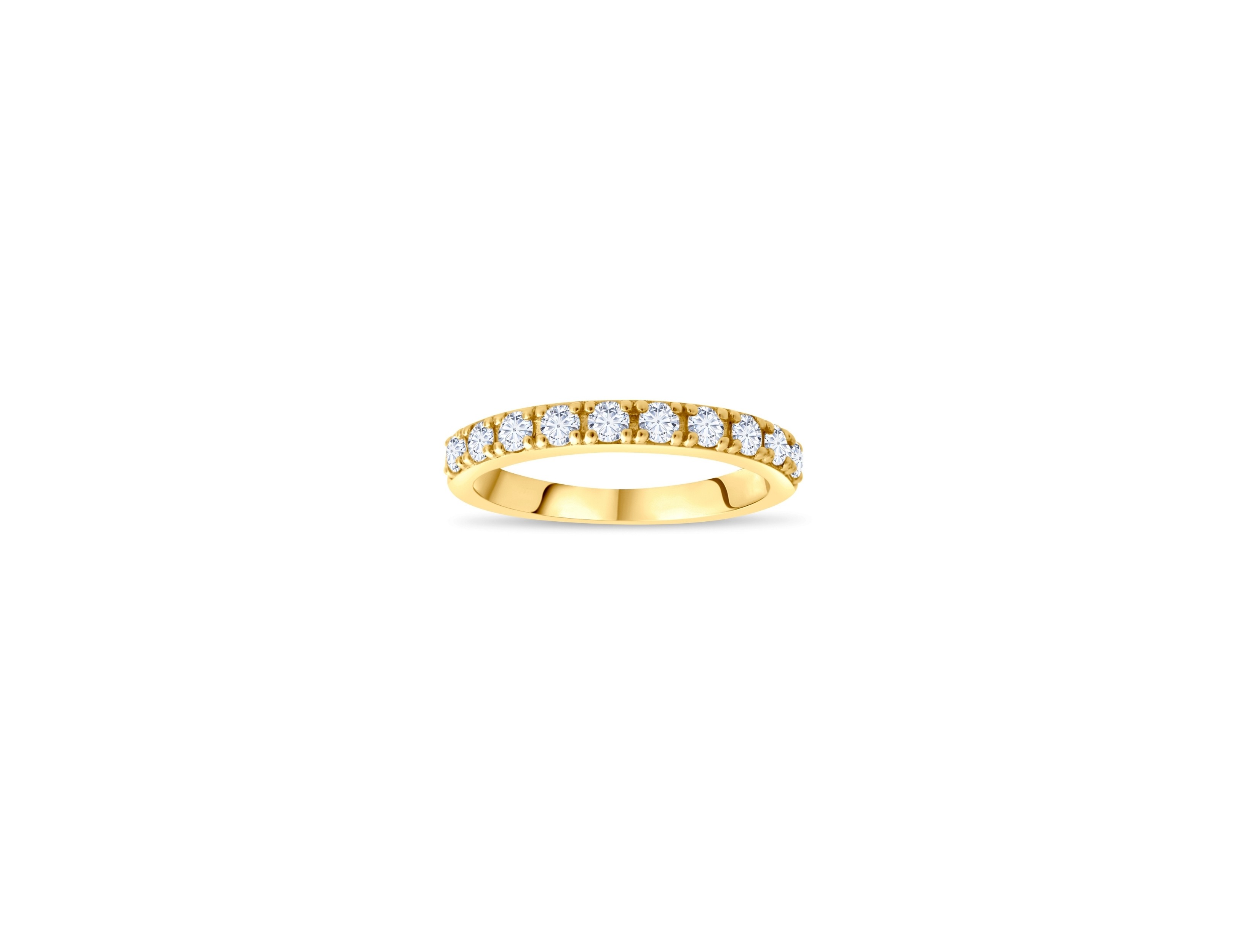 0,50 Ct Yarımtur Pırlanta Yüzük