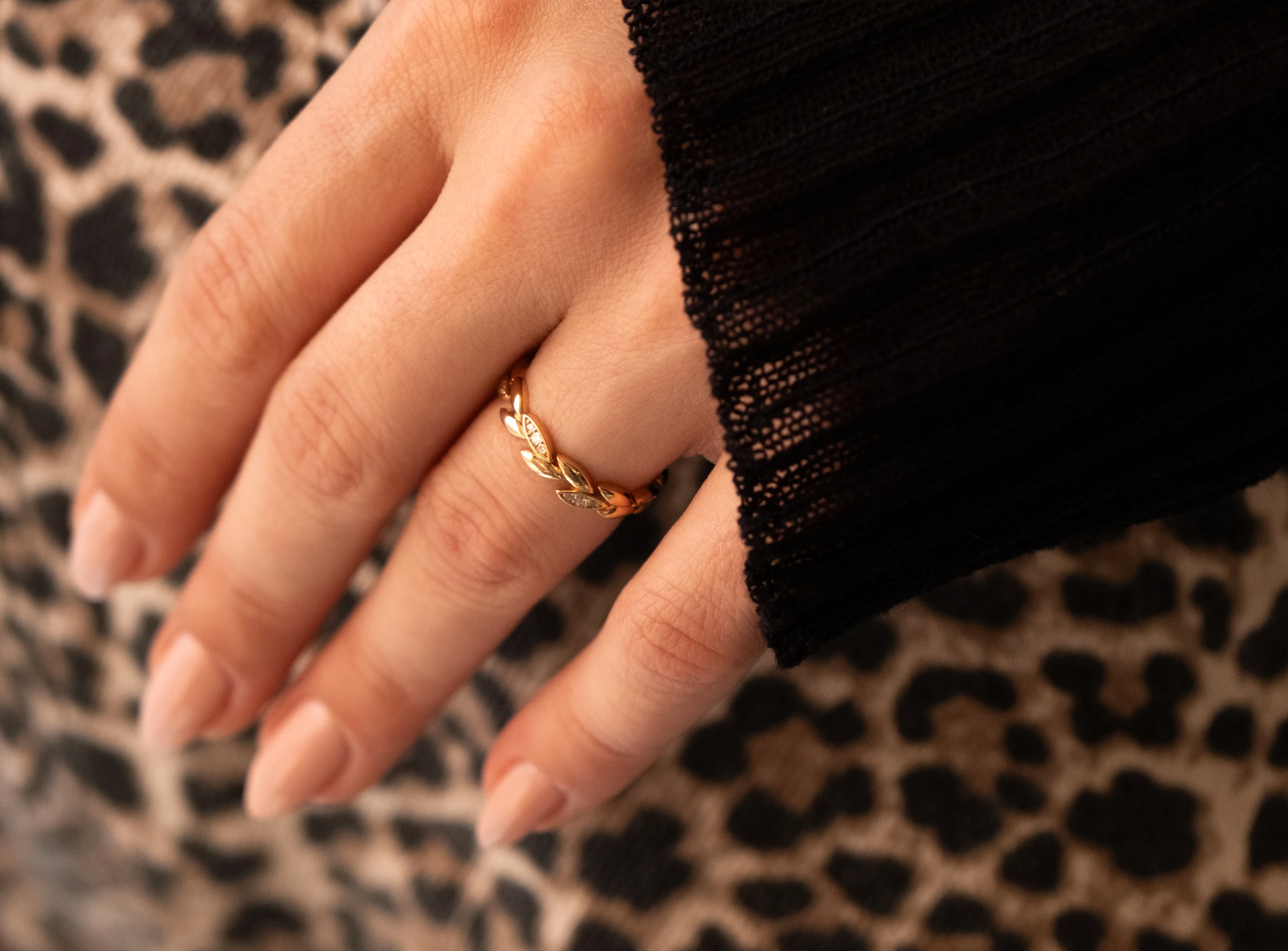 0,13 ct Dal Alyans Pırlanta Yüzük