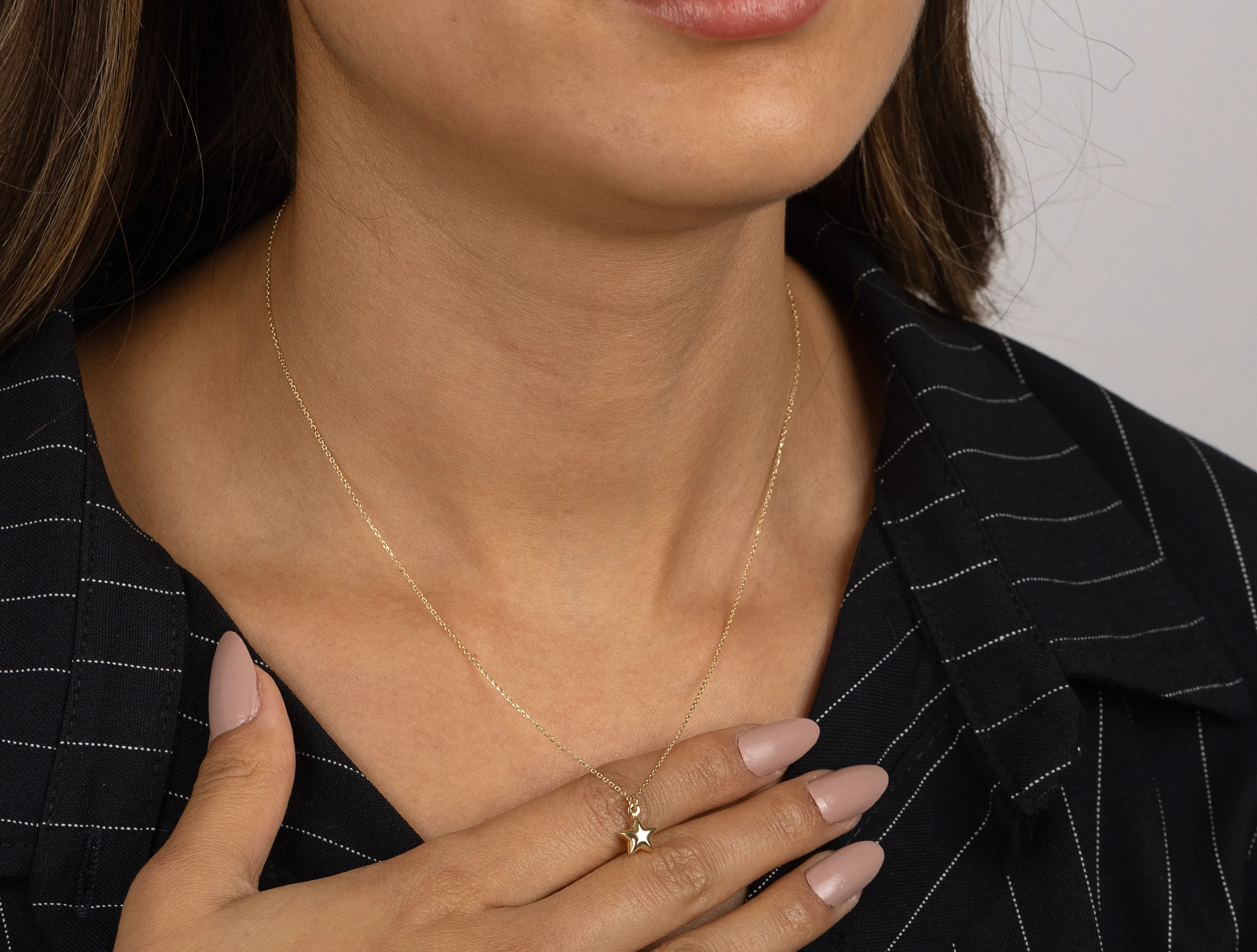 Altın Mini Lucky Şans Kolyesi Yıldız