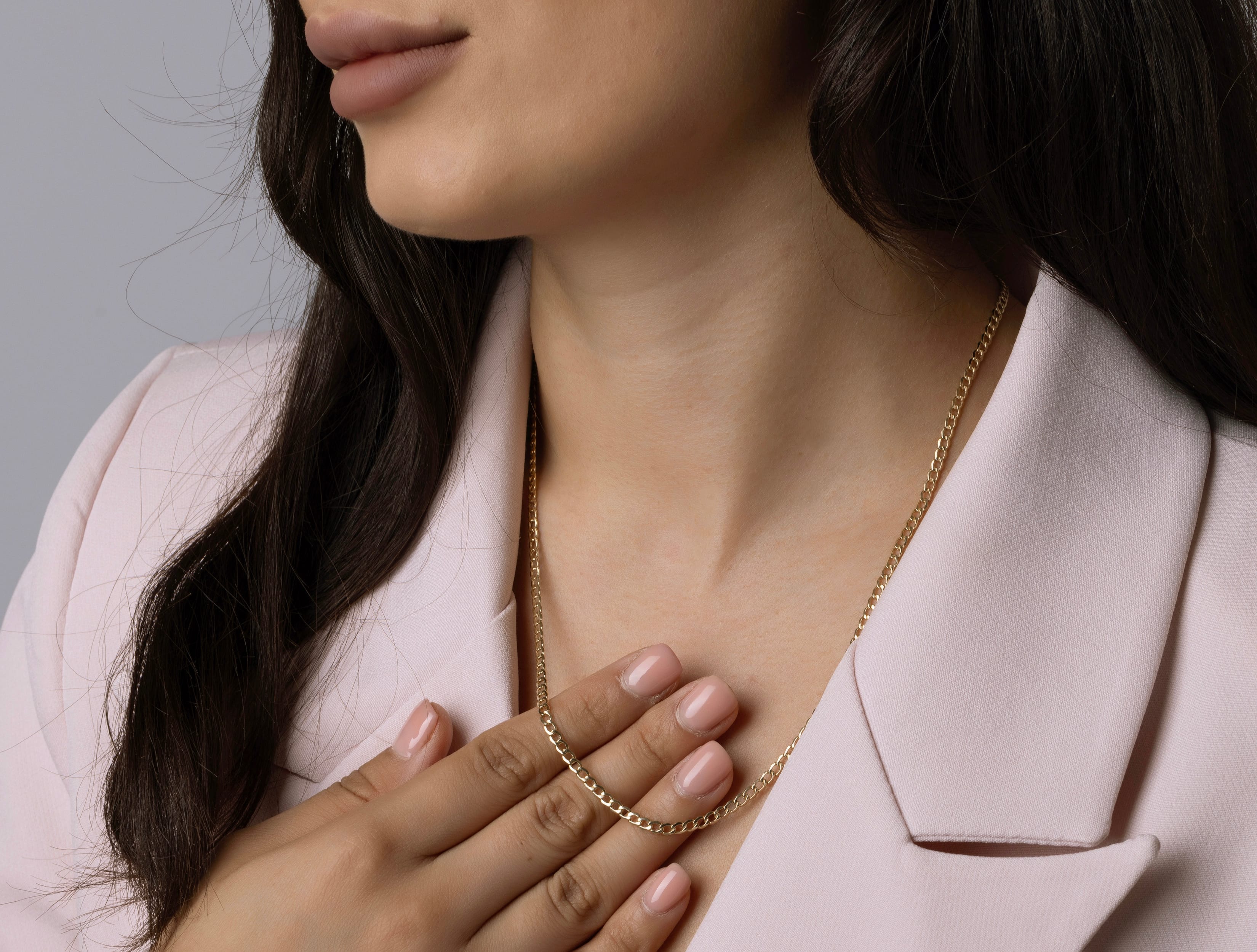 Altın Halka Zincir Kolye