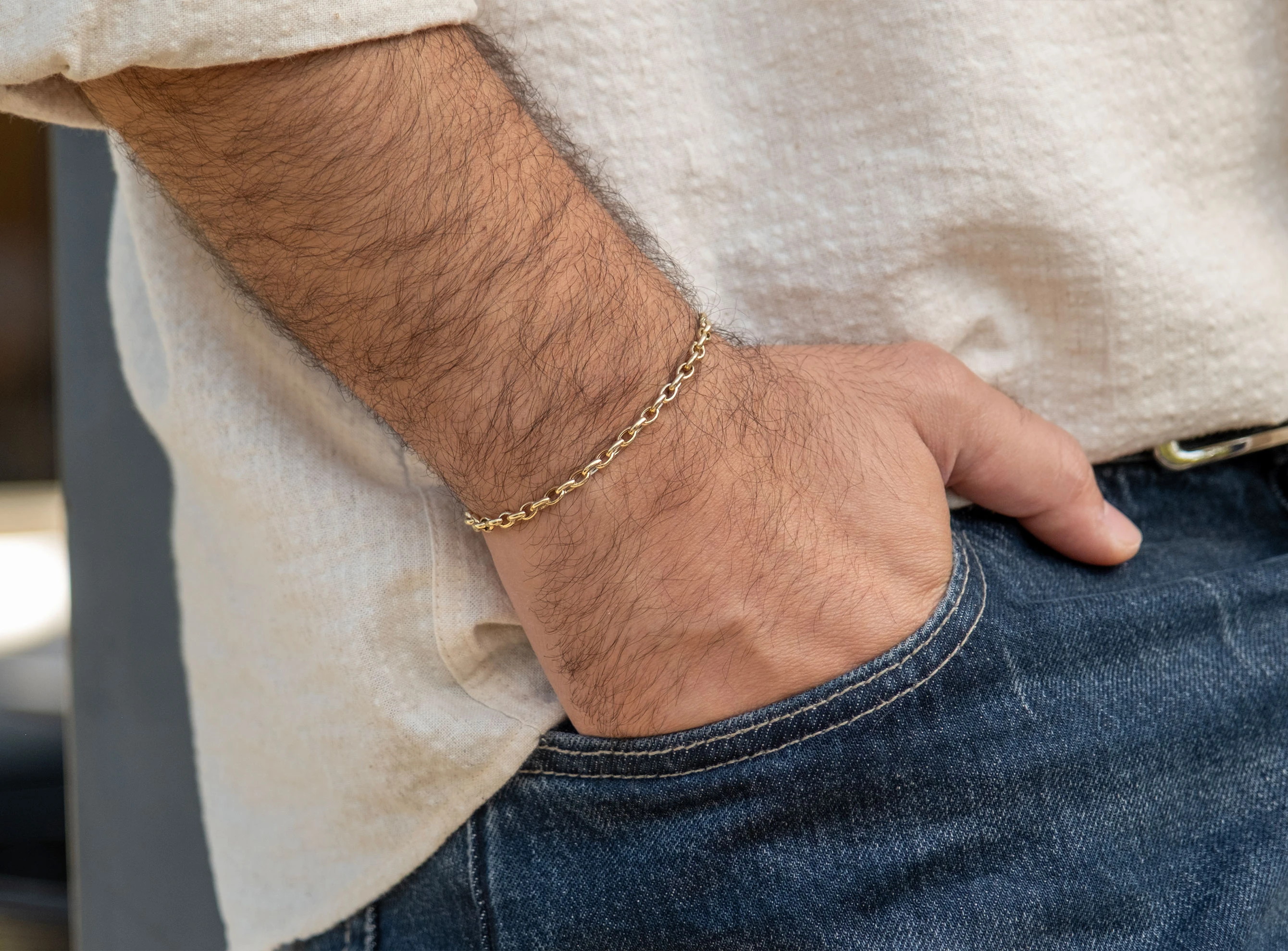 Altın Bombe Zincir Bileklik