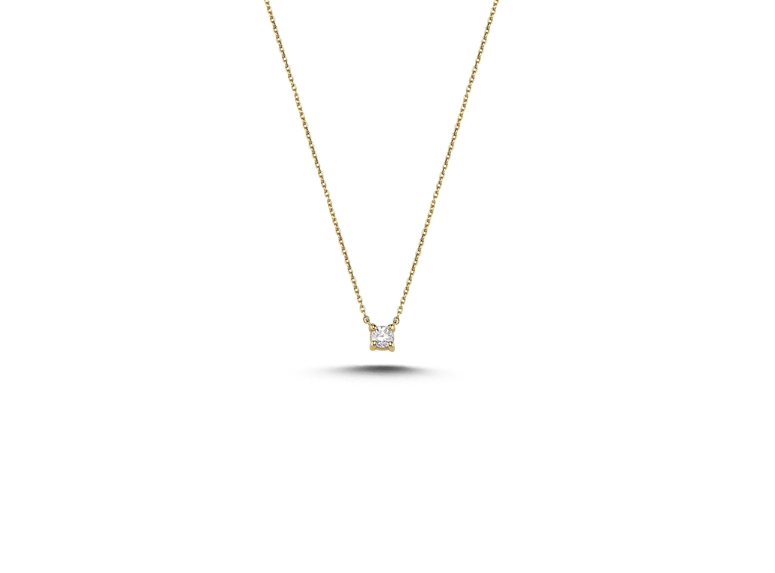 0.07 Ct. Minimal Pırlanta Kolye