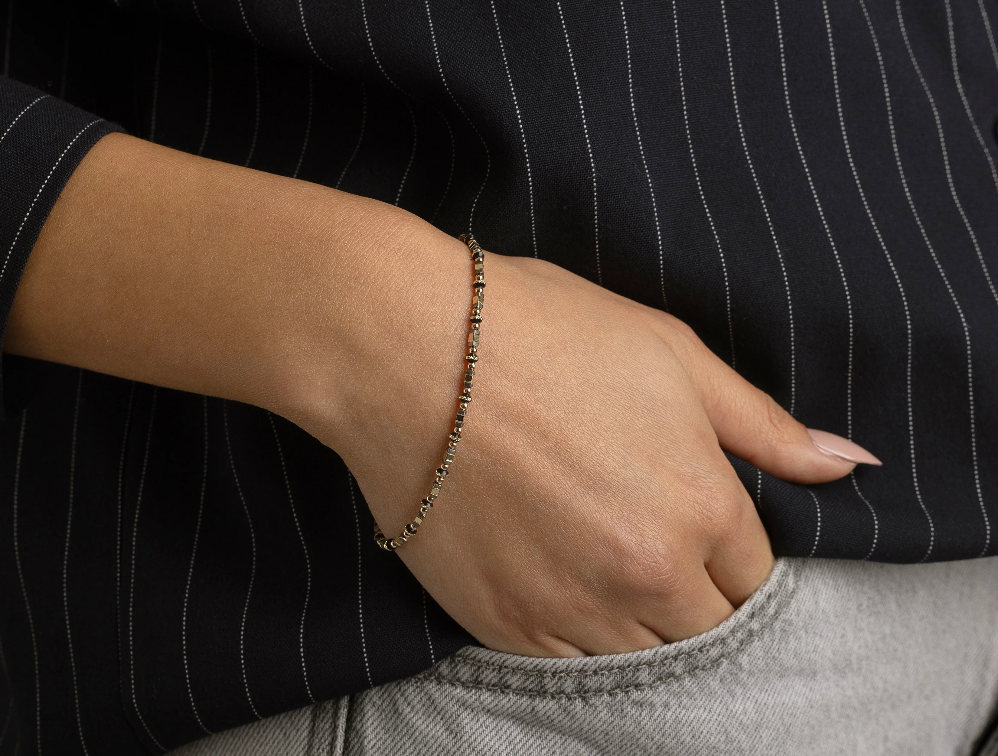 Altın Unisex Bileklik