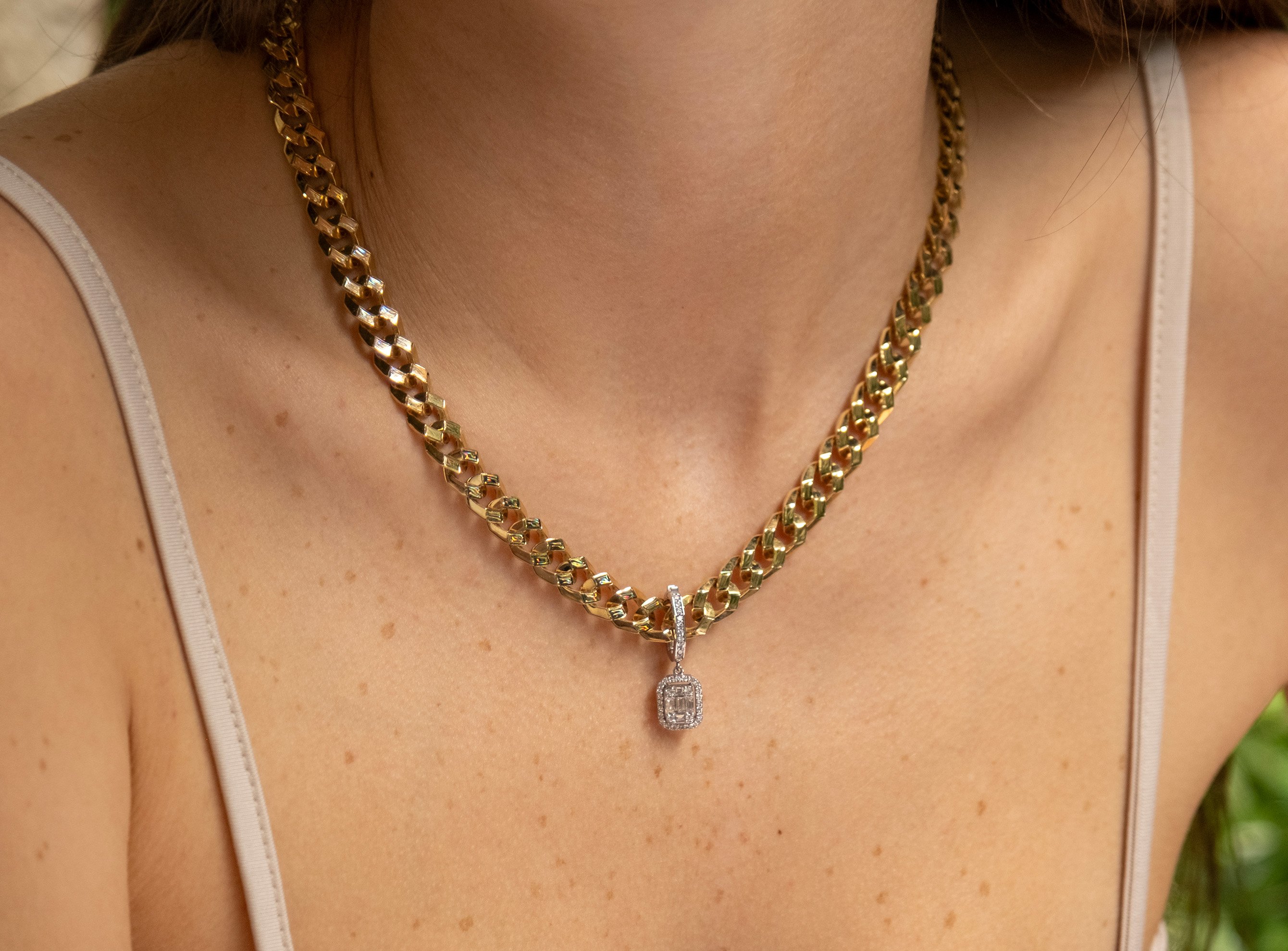 S'CHARM Pırlantalı Baget Charm
