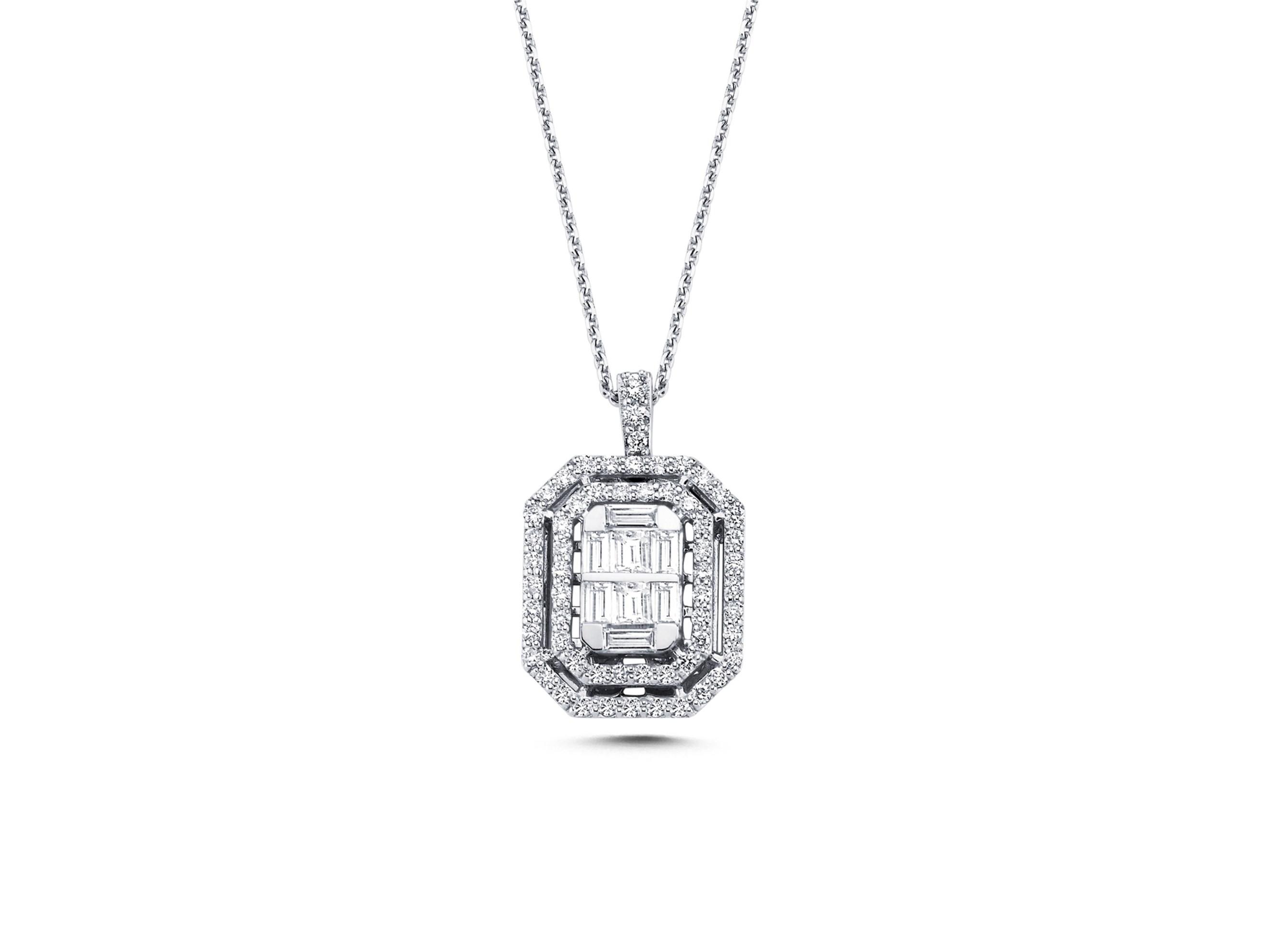 LUXURY COLLECTİON 2,89ct Pırlanta Baget Set