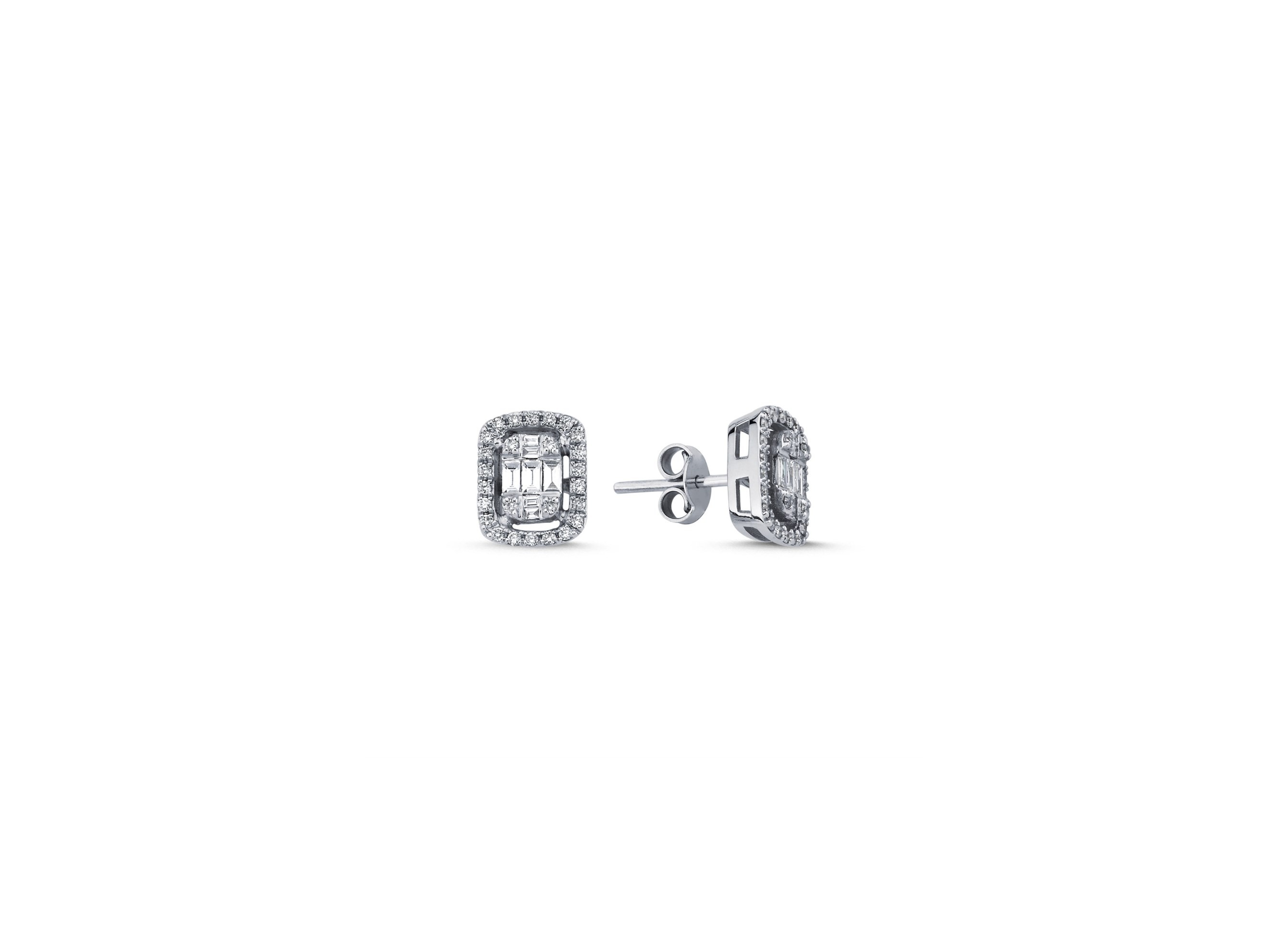 LUXURY COLLECTİON 1,07ct Pırlanta Baget Set