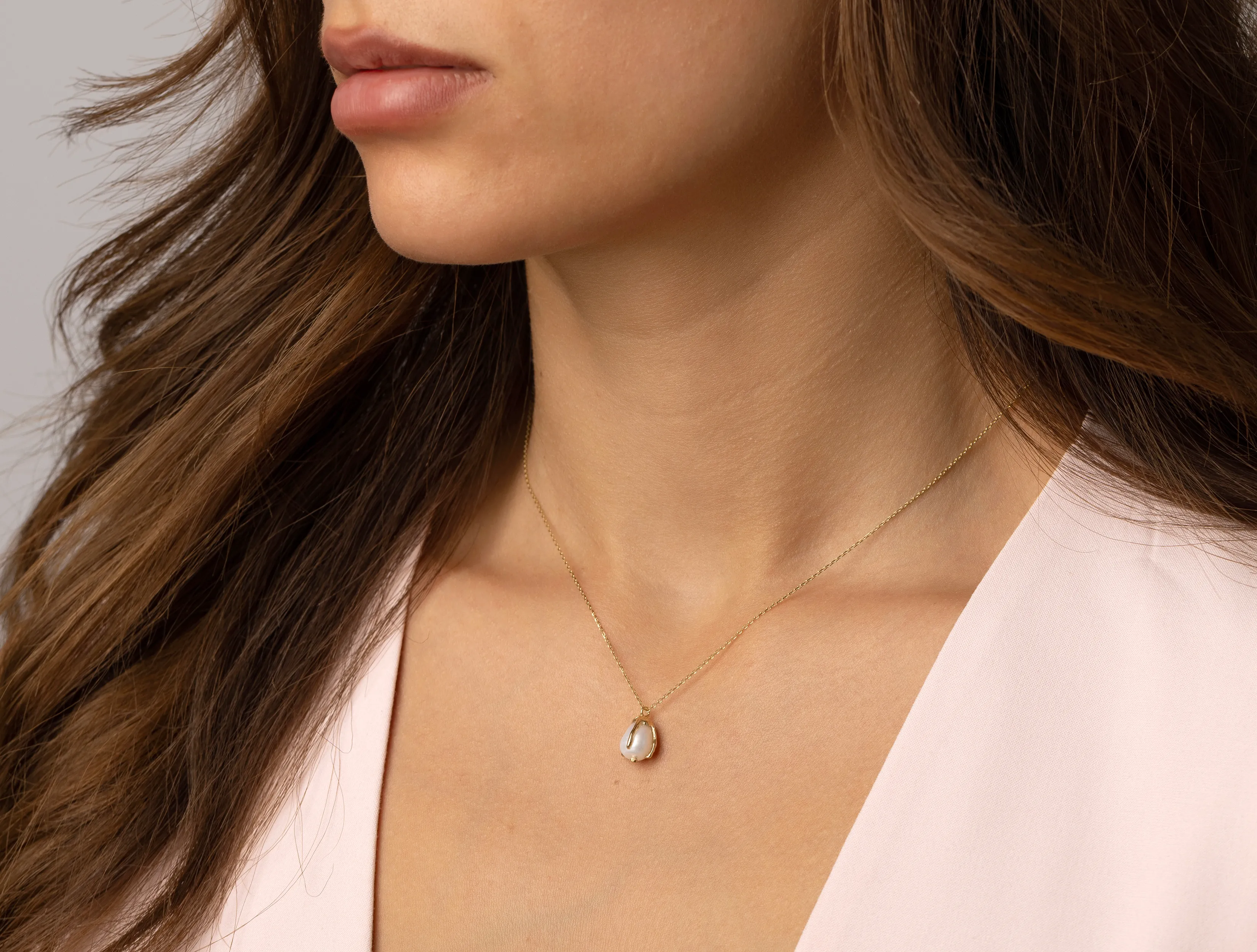 Deep Sea Barok İnci Kolye