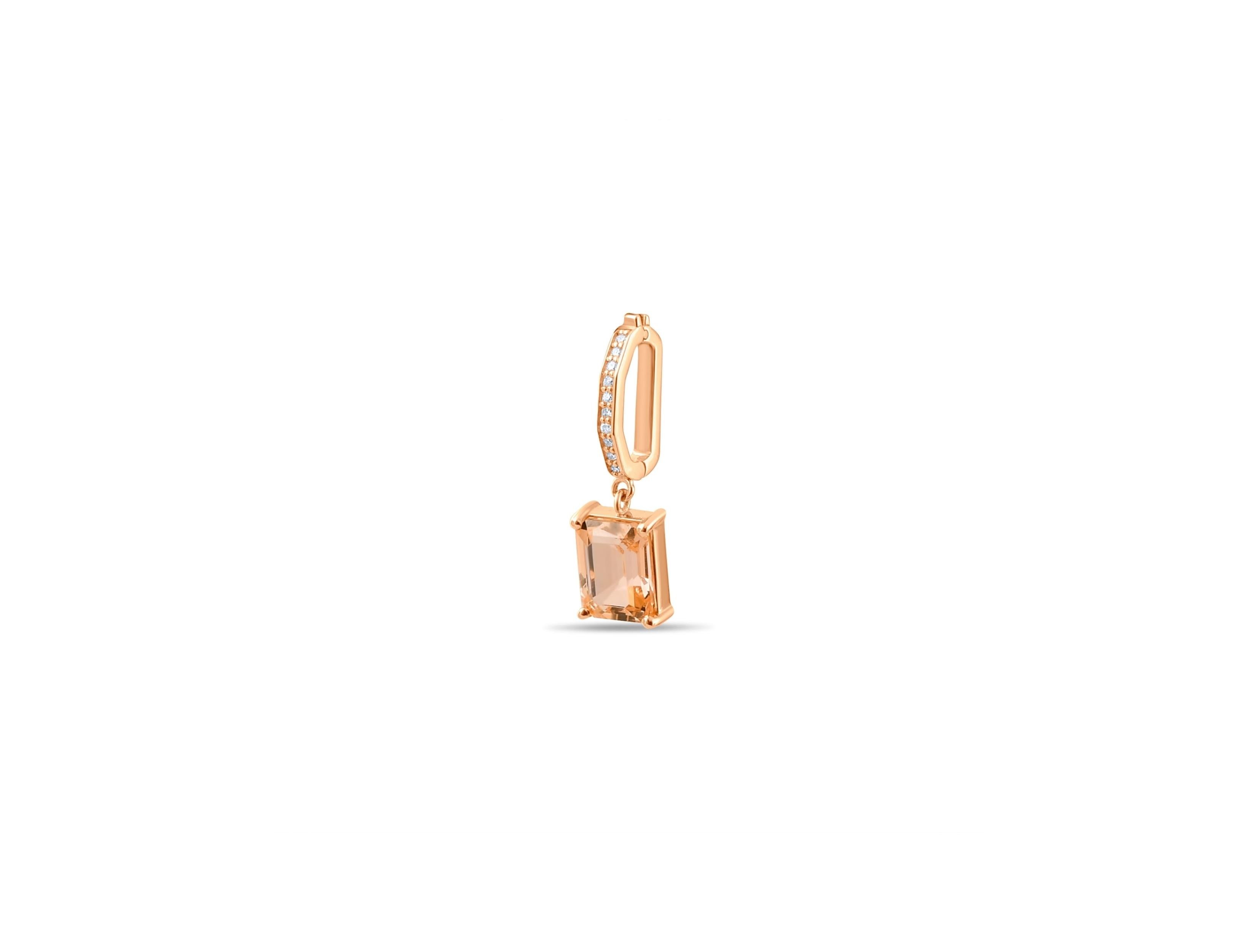 S'CHARM Morganite Pırlantalı Charm