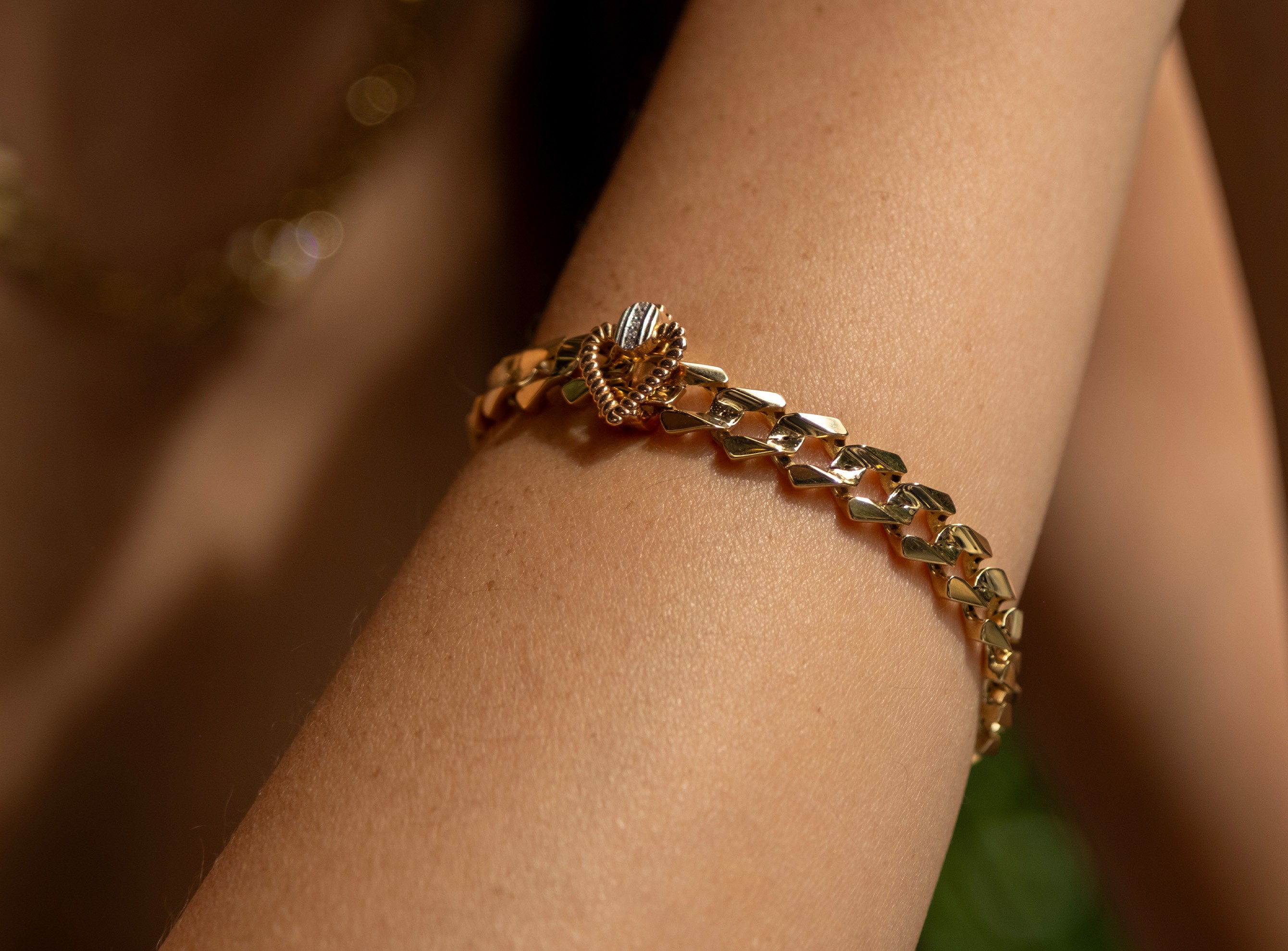 S'CHARM Pırlantalı Kalp Charm
