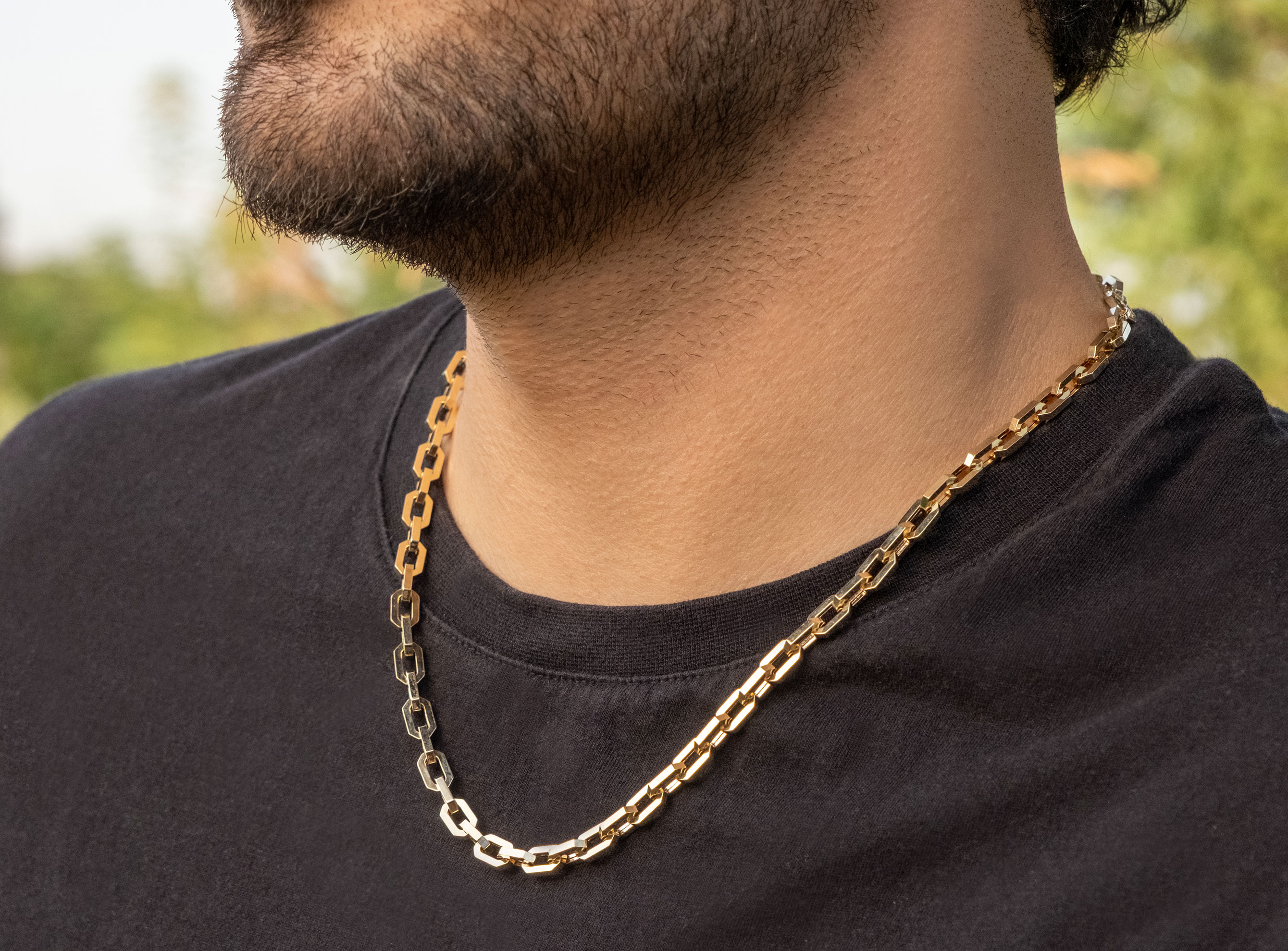 Altın Erkek Zincir Kolye