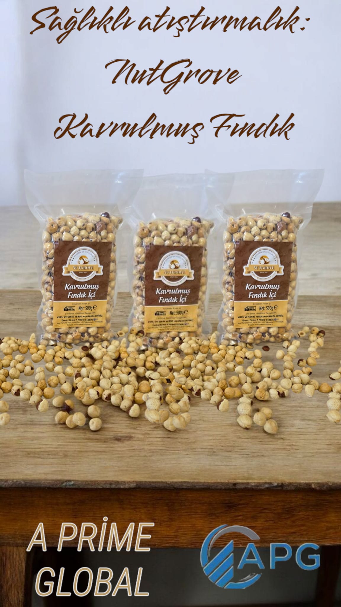 NutGrove Kavrulmuş Fındık İçi 500 Kg - Yeni Mahsül