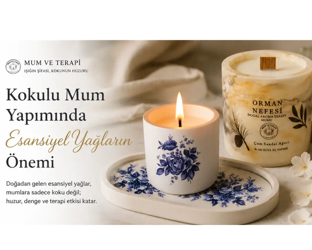 Doğal&nbsp;Esansiyel Yağlı Mum
