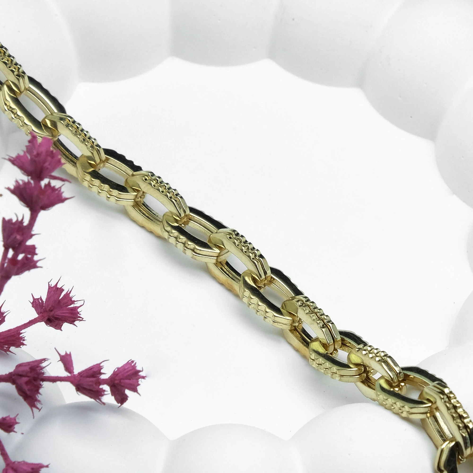 ALTIN KAPLAMA BOSPHORUS ZİNCİR BİLEKLİK