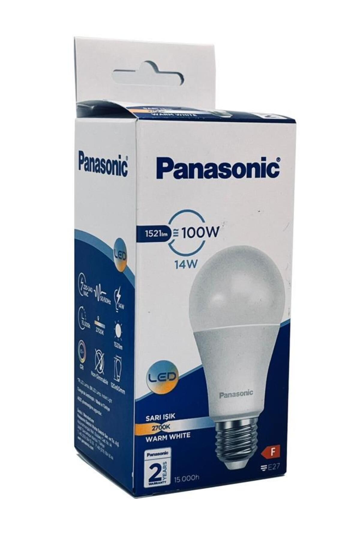 14W (100W Eşdeğer) LED Ampul – 2700K Sarı Işık, E27 Duy