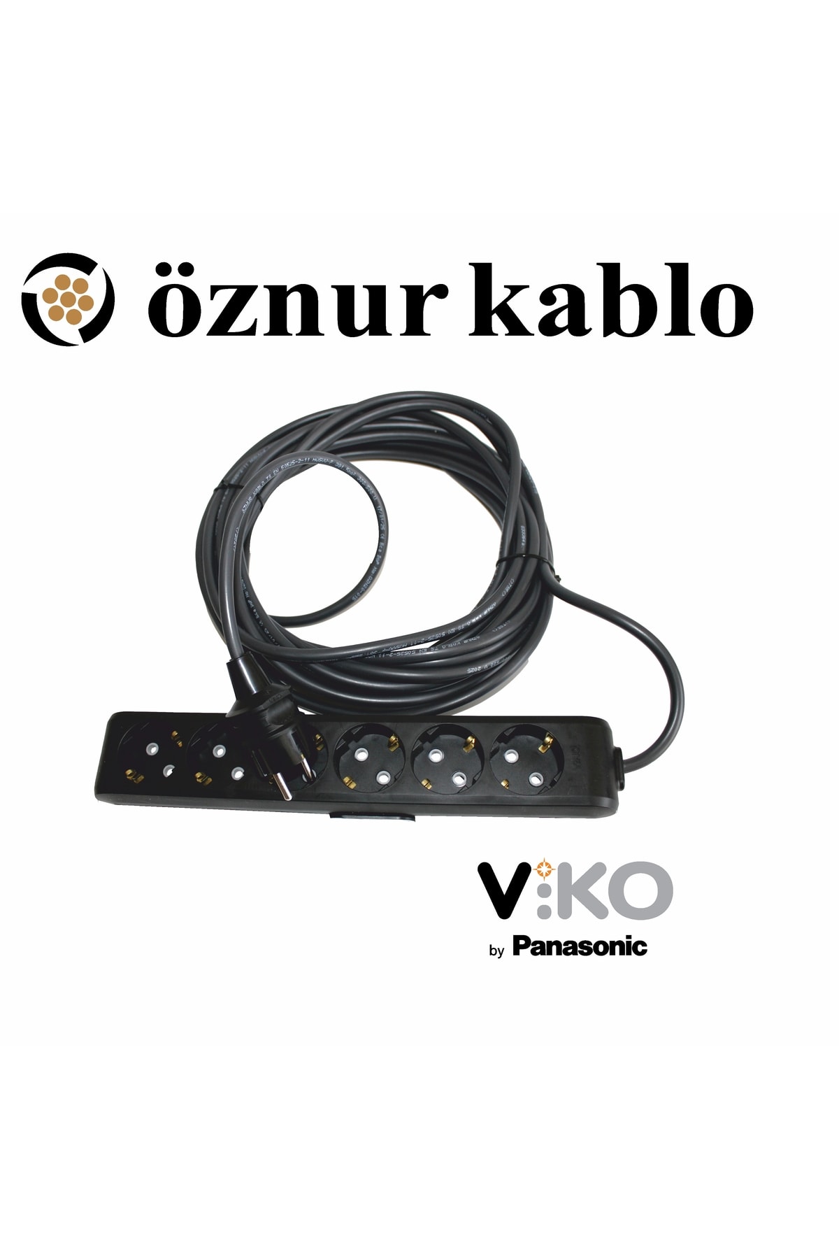 Öznur 6’lı 10 Metre 3x1.5 TTR Bakır Uzatma Kablosu