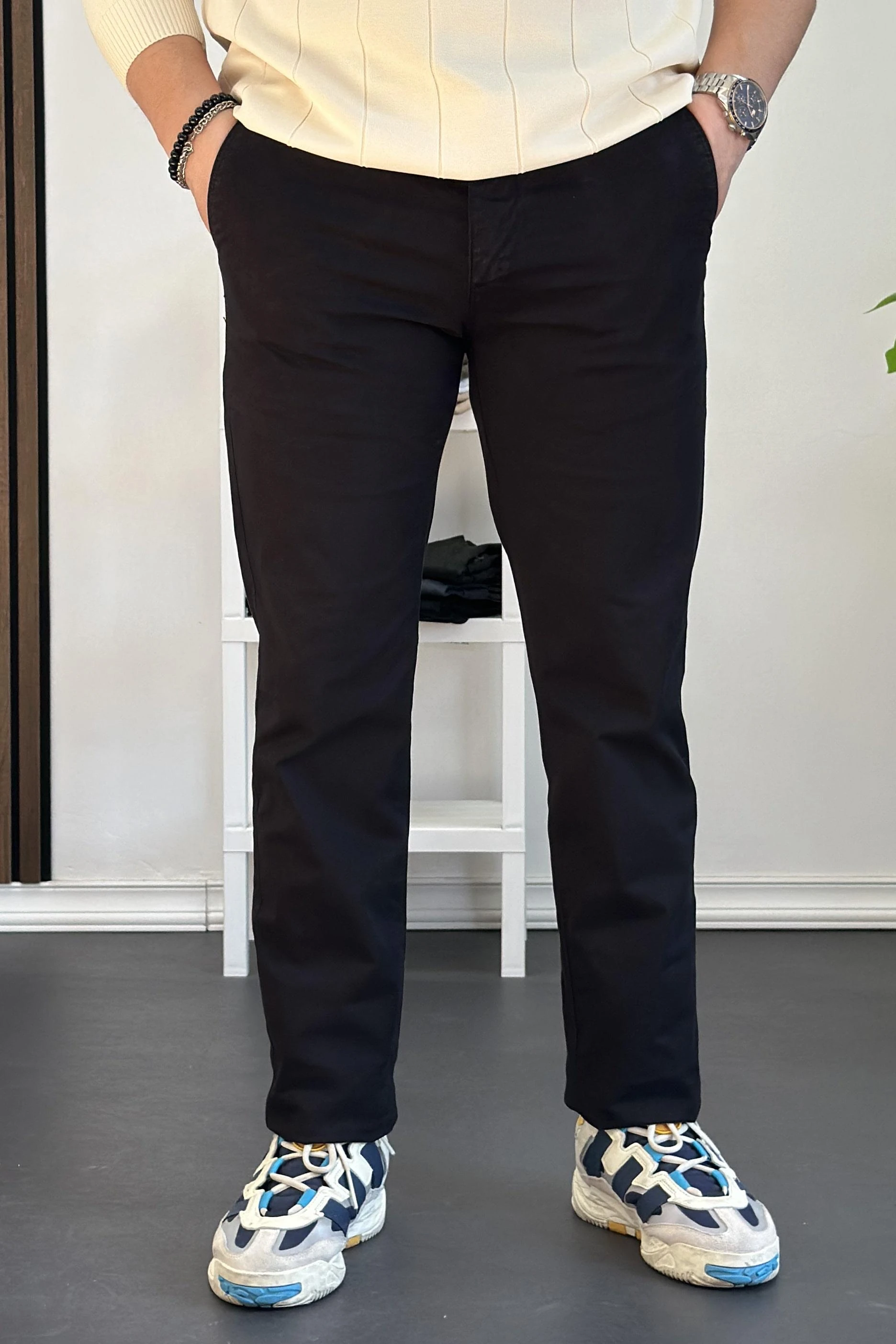 Regular Kalıp Erkek Chino Pantolon 