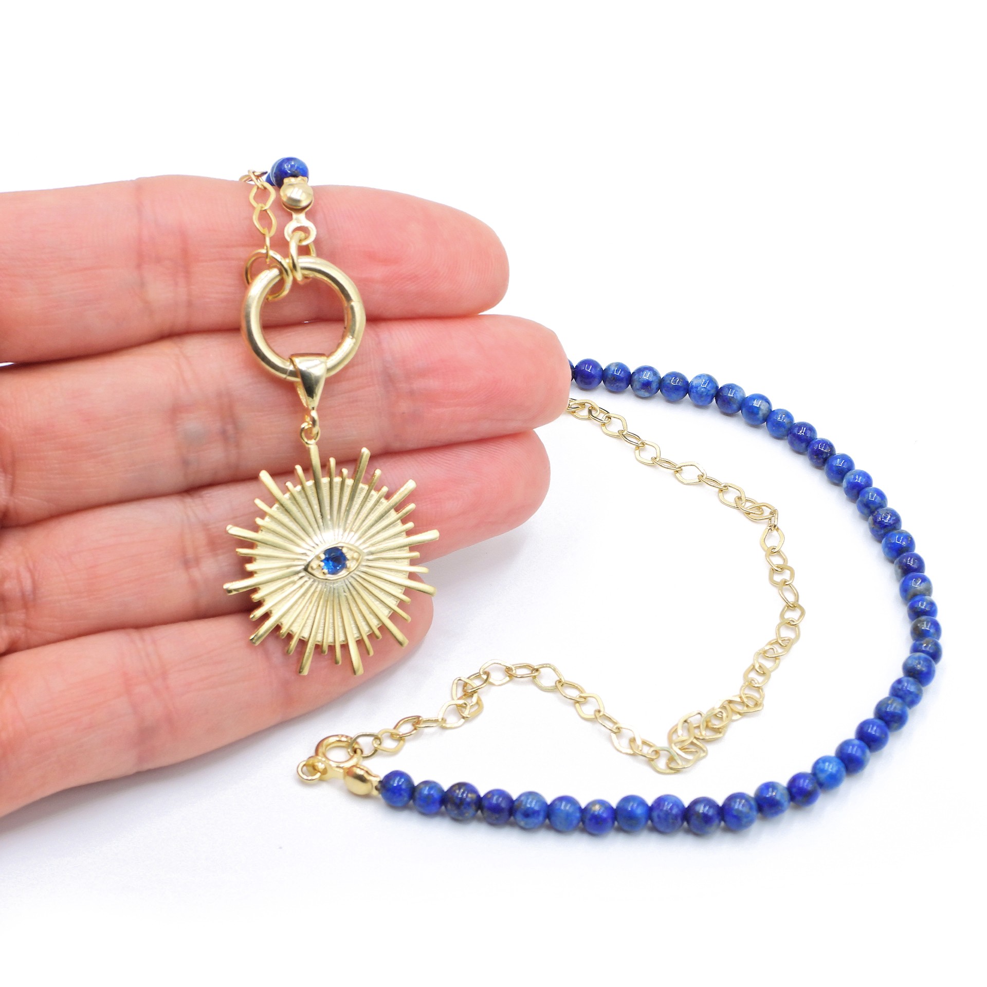 Bodrum Güneşi Kolye - Lapis