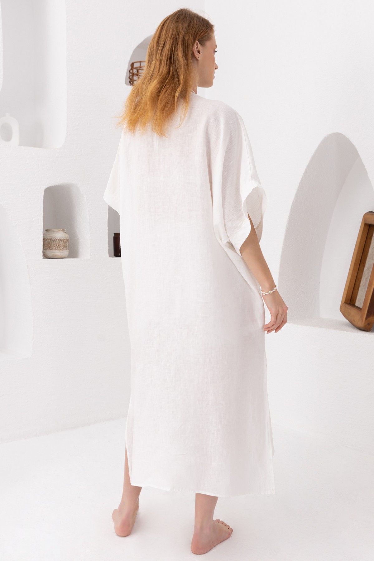 Mykini Beyaz Kimono
