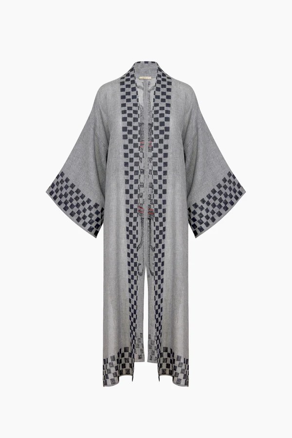 Dama Desenli Kimono