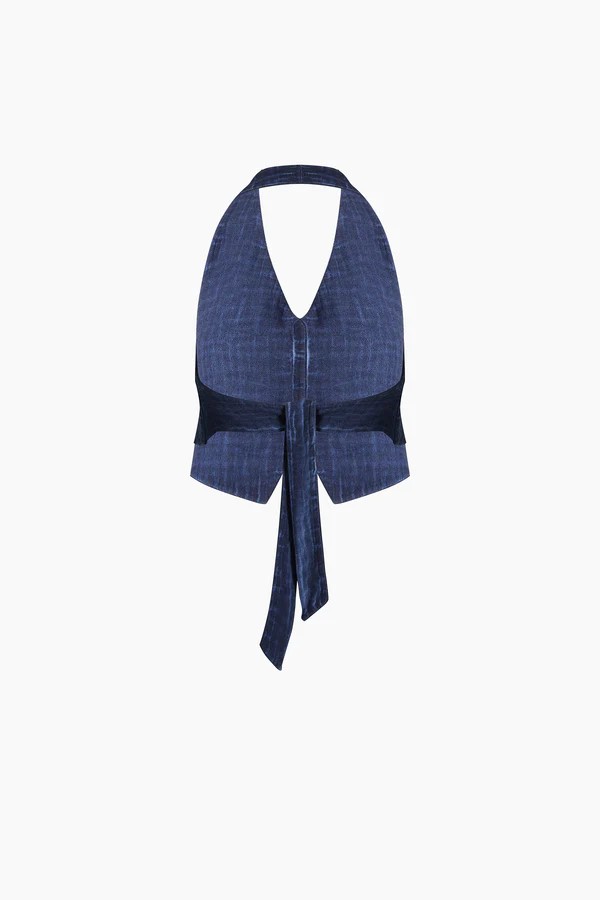 Keten Navy Yelek