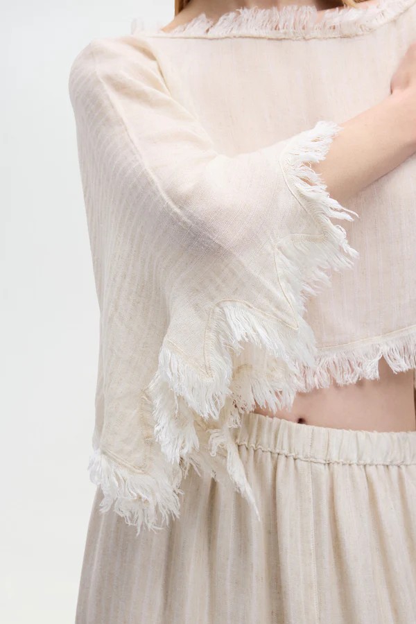 Naturel Crop Bluz