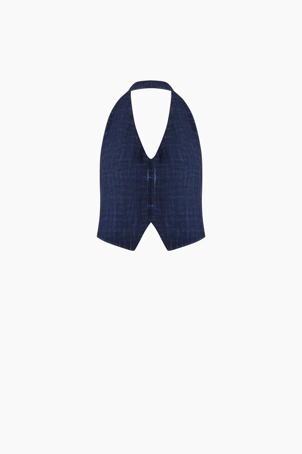 Keten Navy Yelek