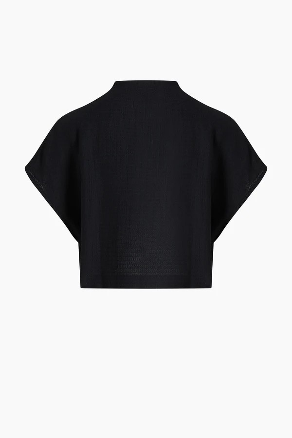 Siyah Crop Tshırt