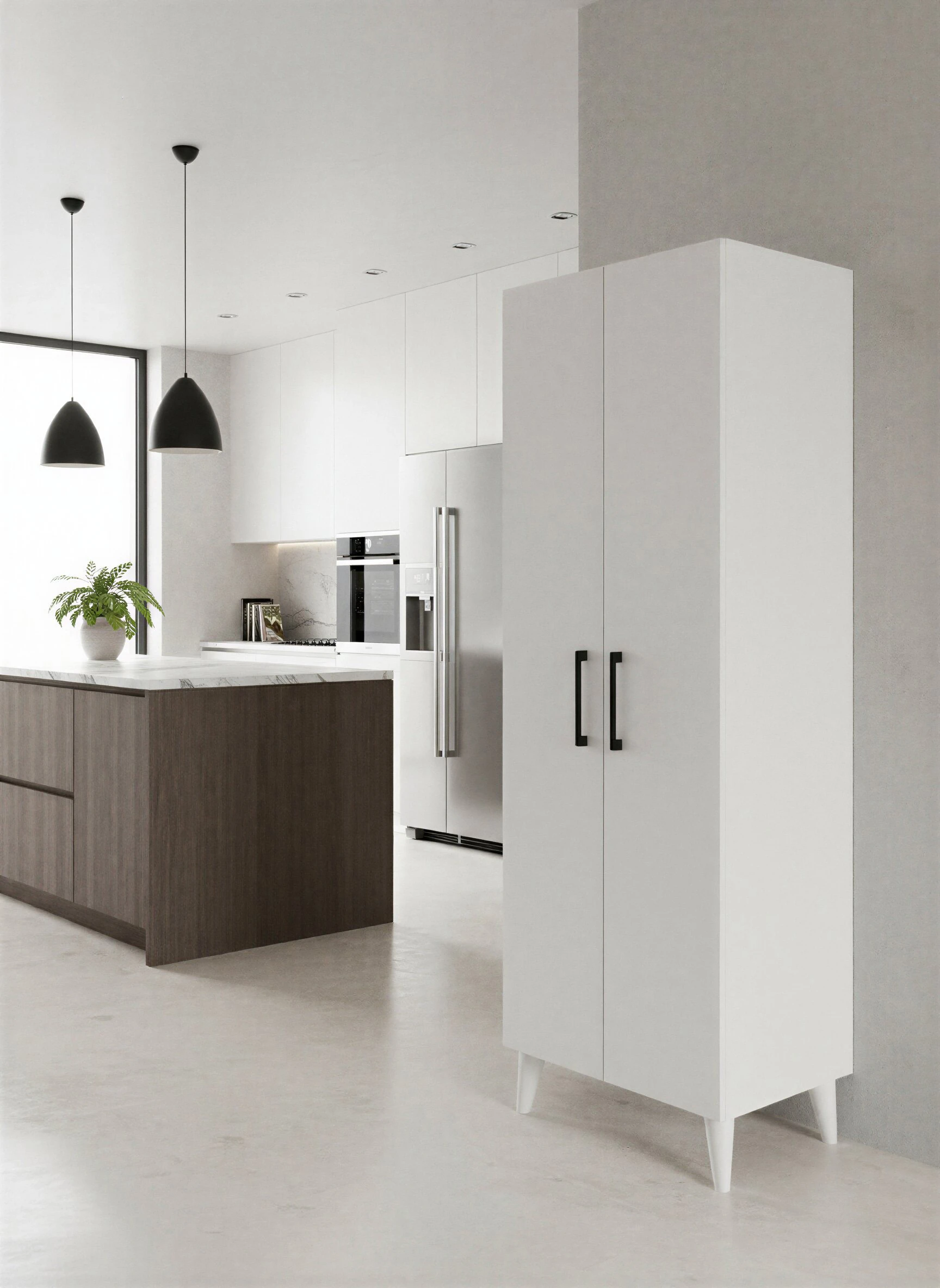 ARUAT 6 Raf'lı Mutfak & Banyo Çok Amaçlı Kulanılabilen Kapaklı Dolap