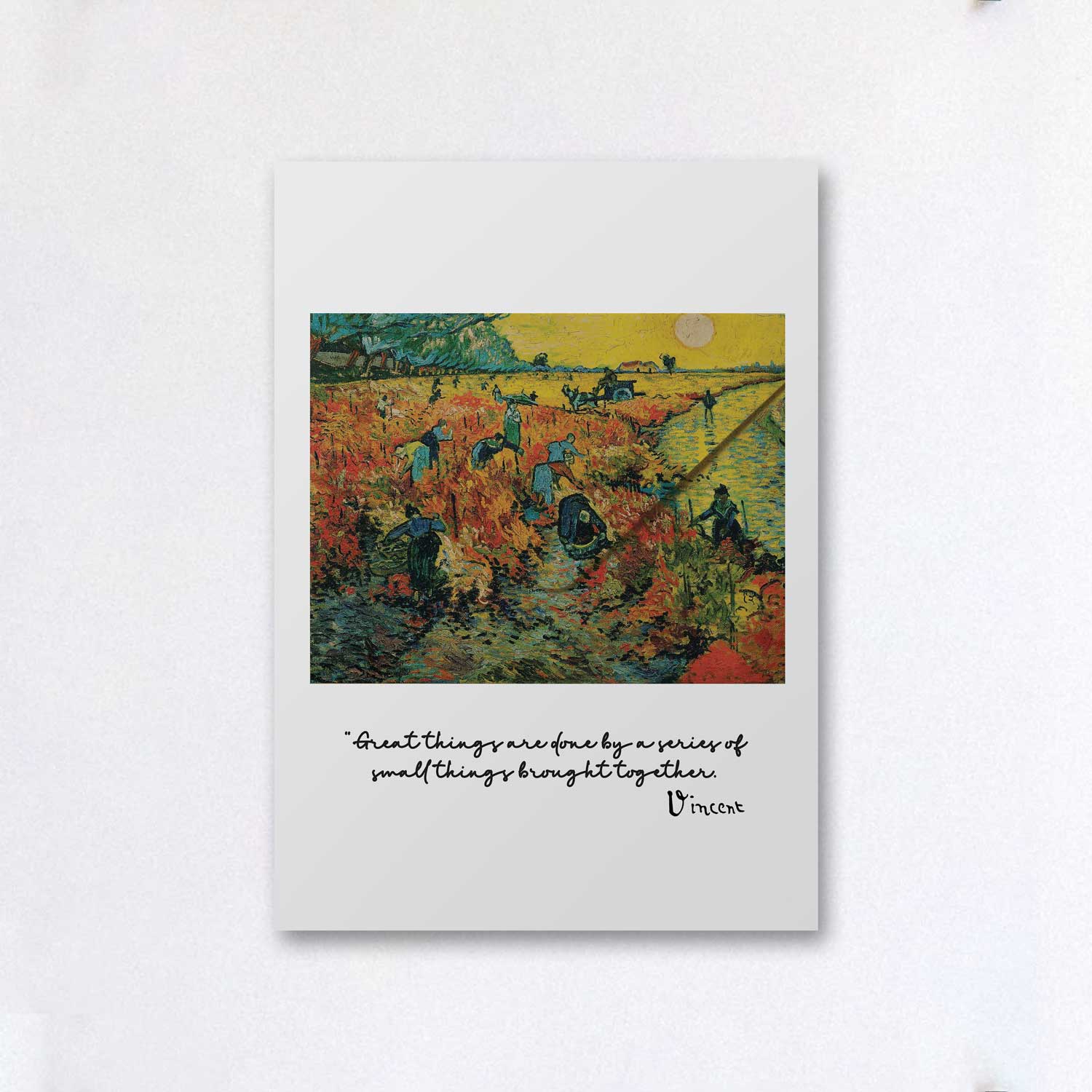 The Red Vineyard - Van Gogh