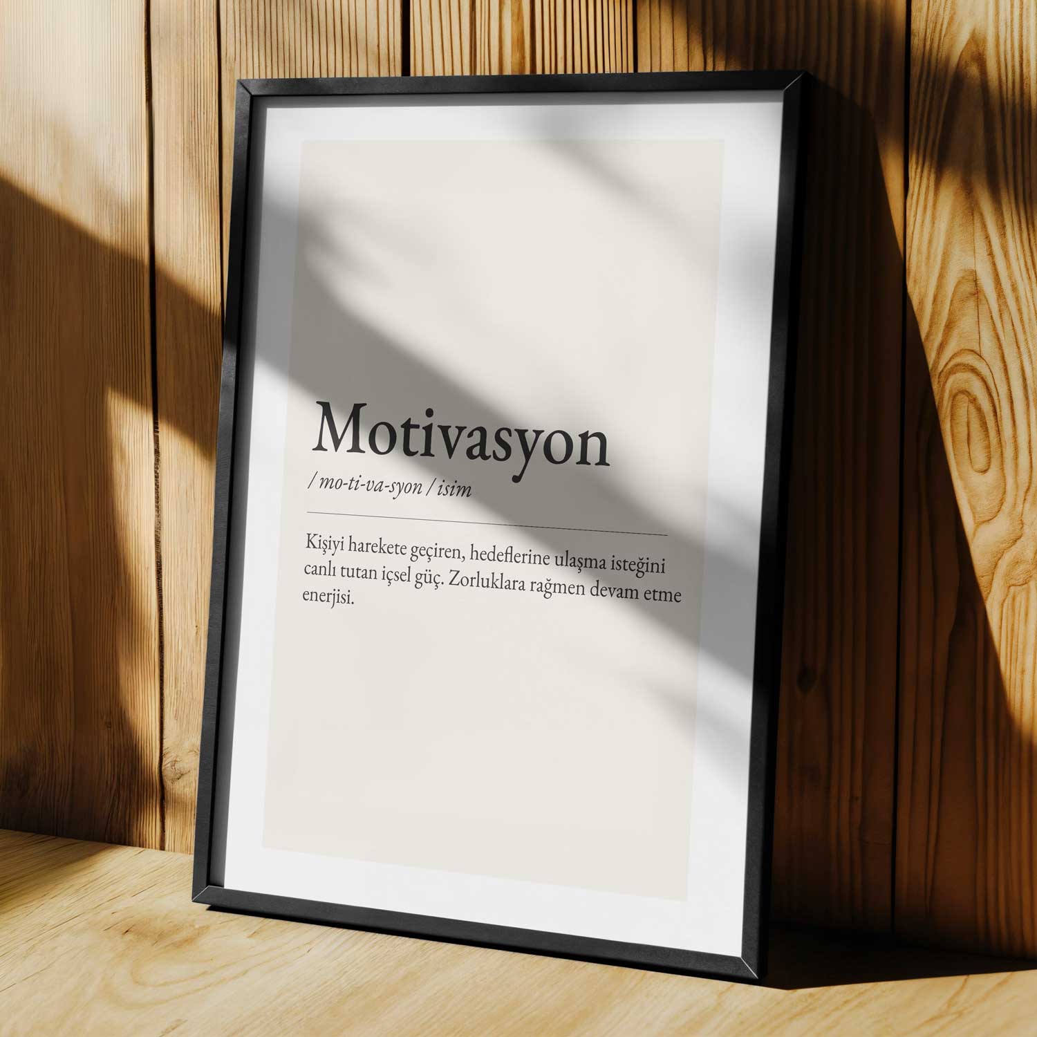 Tipografi Poster - Motivasyon