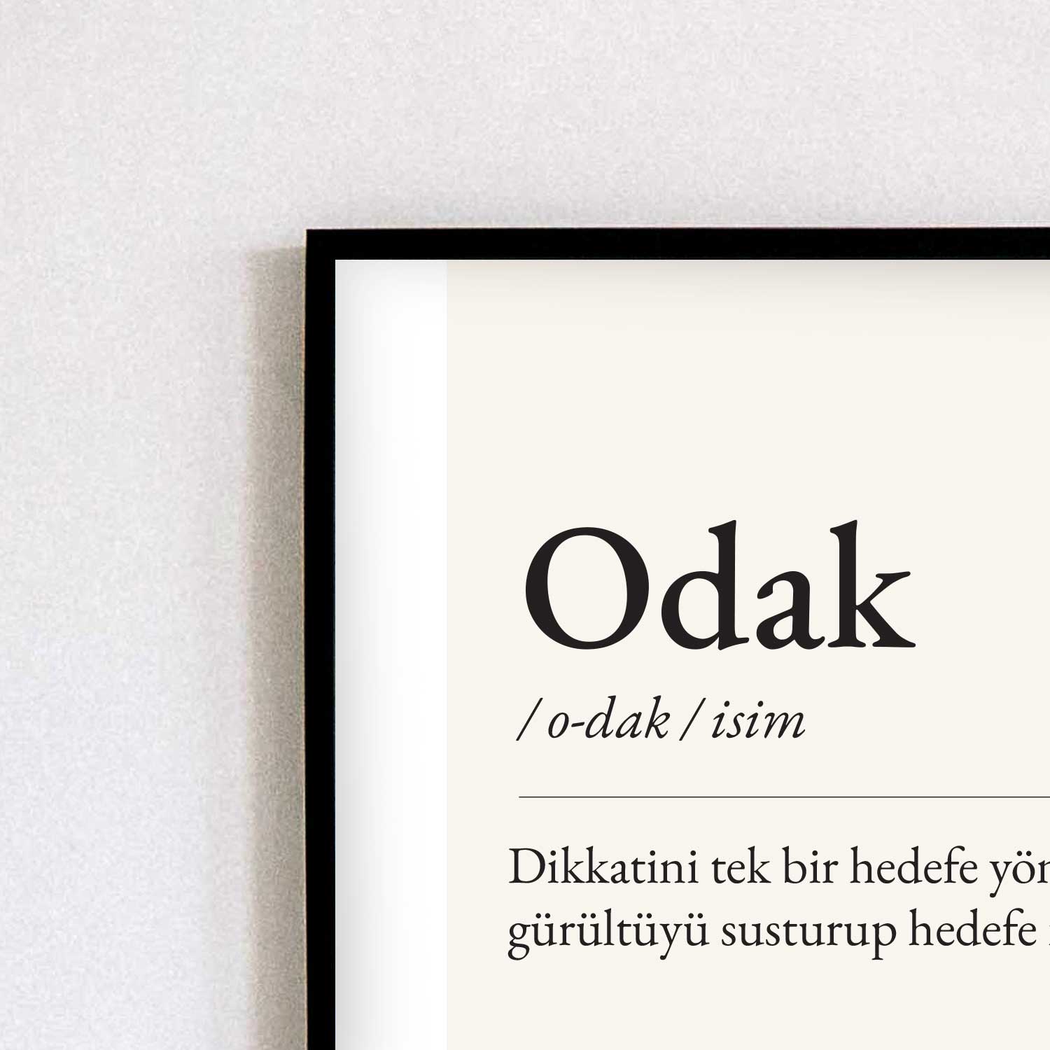 Tipografi Poster - Odak