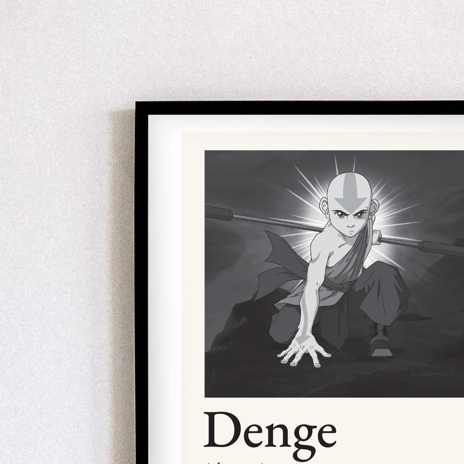 Tipografi Poster - Denge - Fotoğraflı