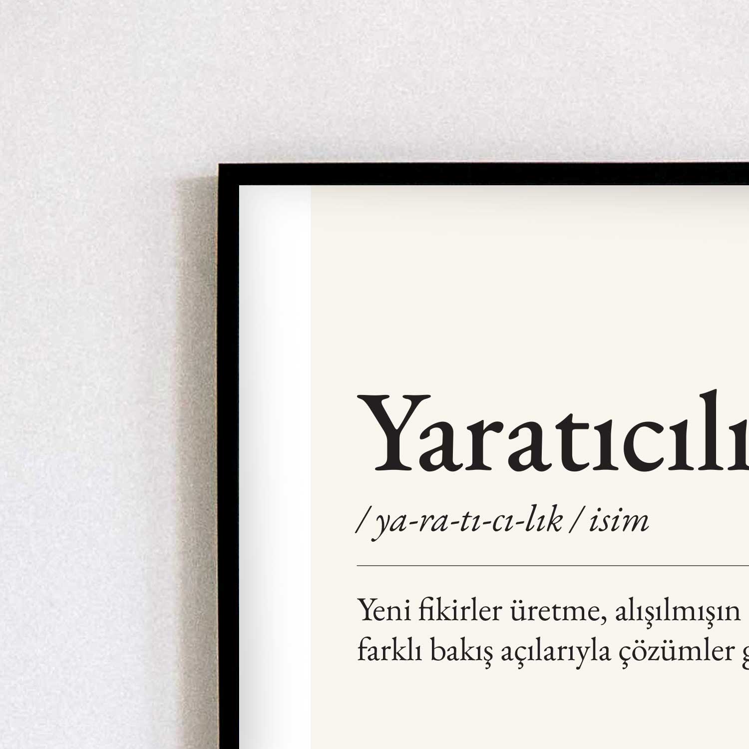 Tipografi Poster - Yaratıcılık