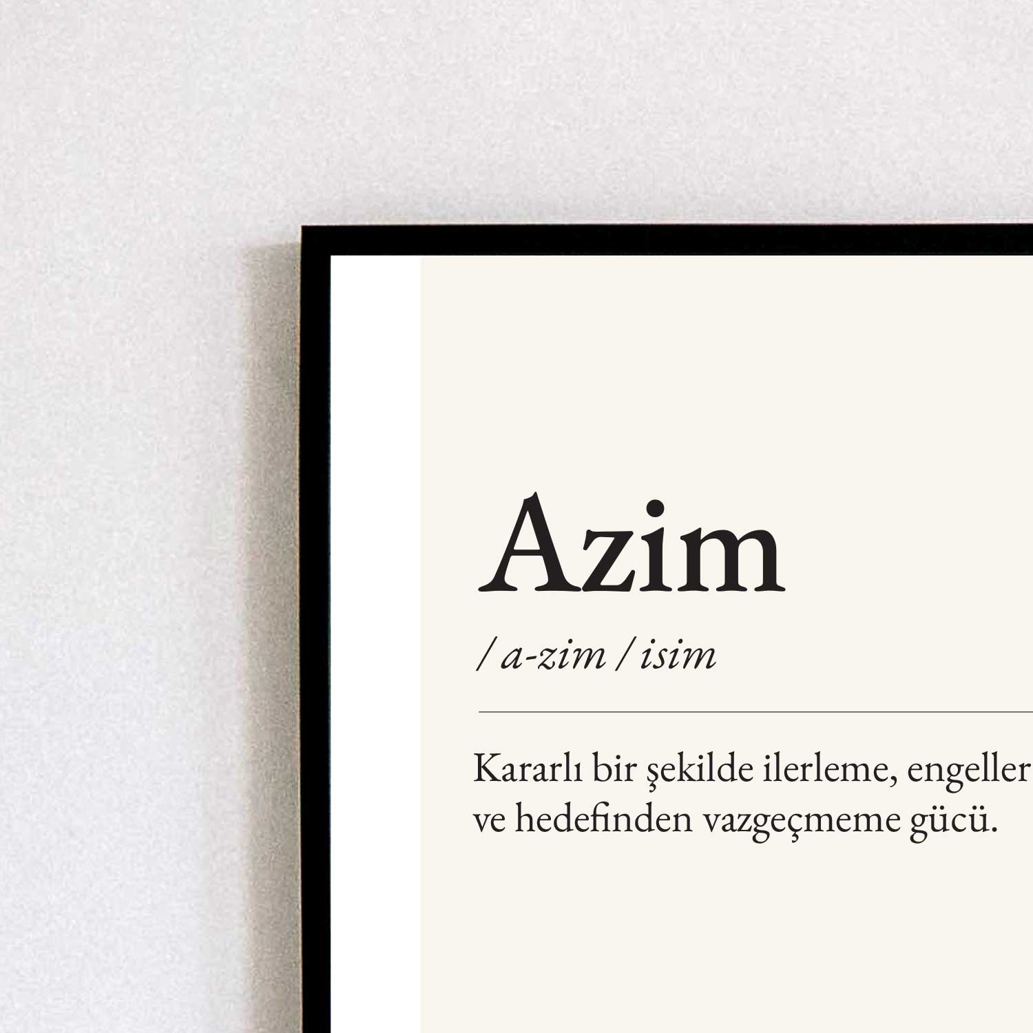 Tipografi Poster - Azim