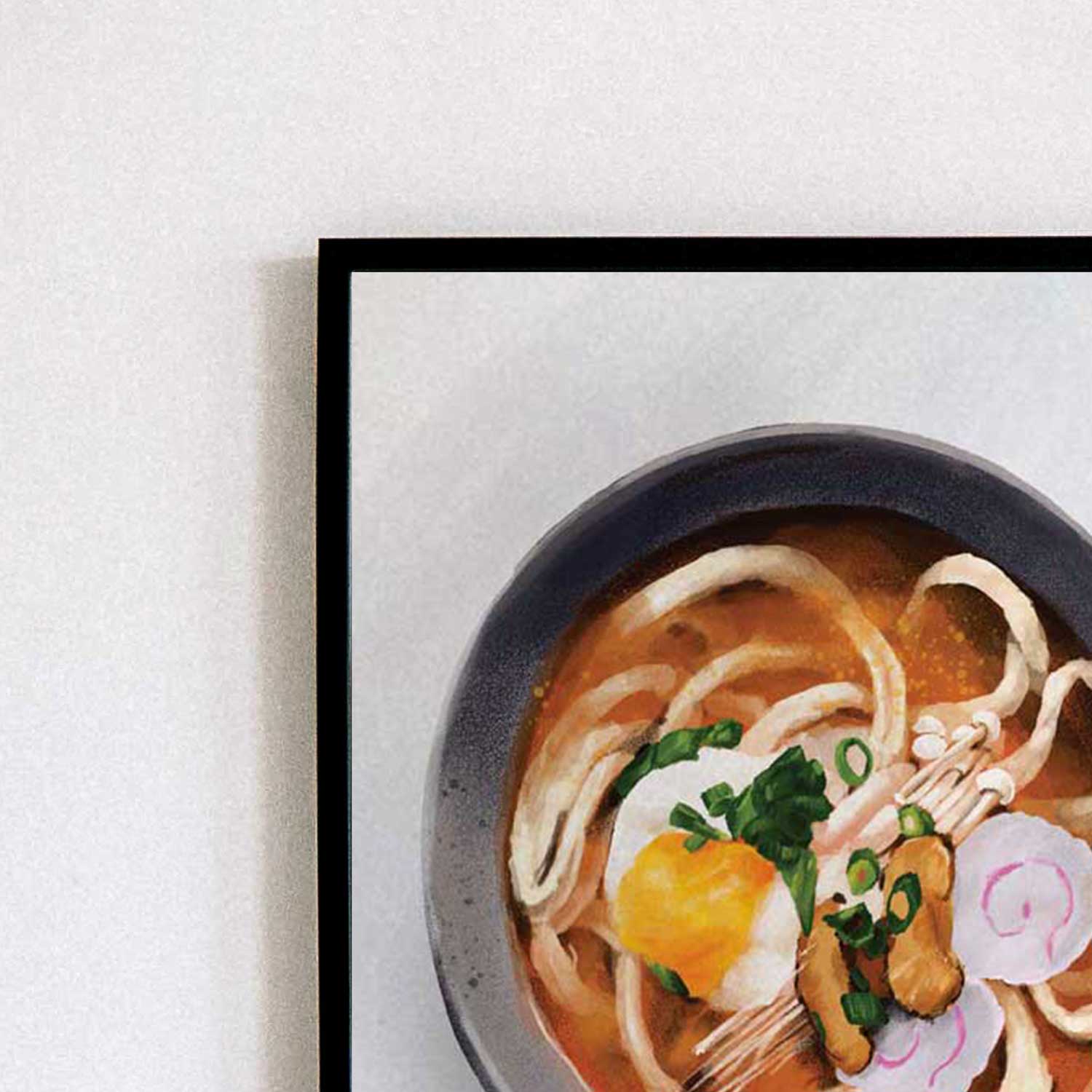 Ramen Poster – Modern Mutfak Temalı Dekoratif Duvar Sanatı
